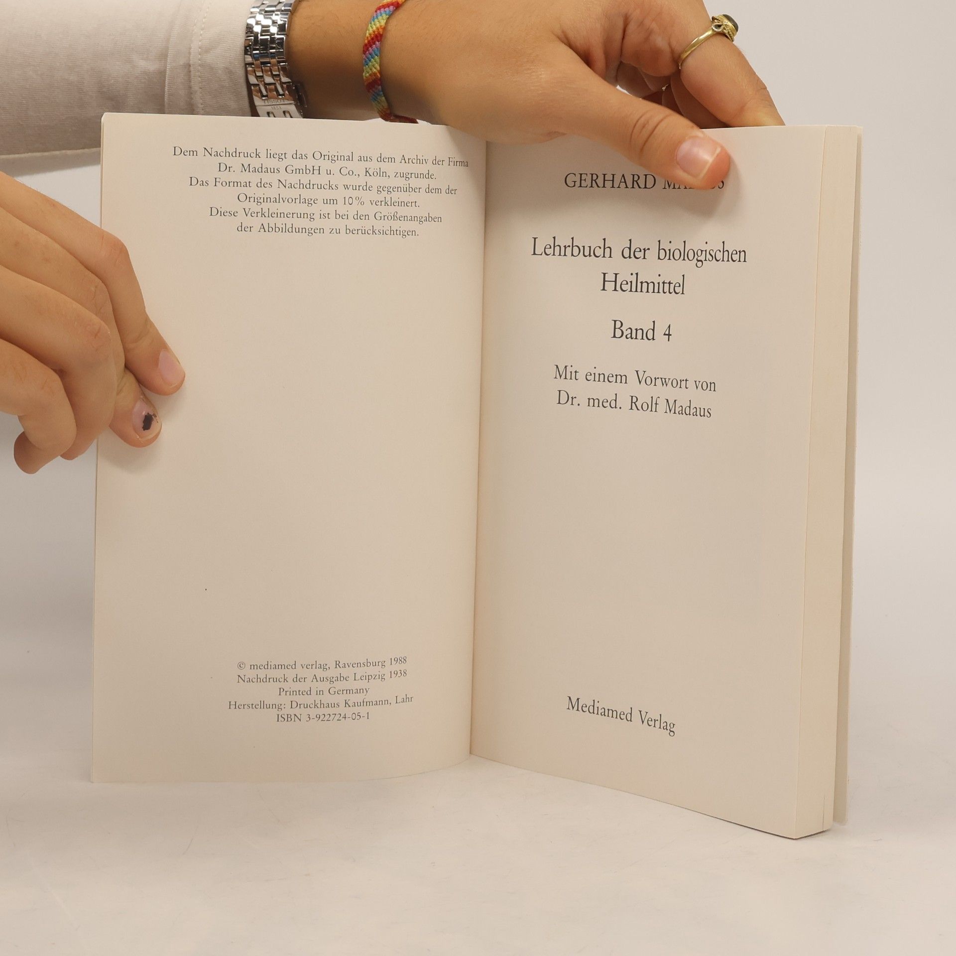 Gerhard Madaus Lehrbuch der Biologischen Heilmittel 4