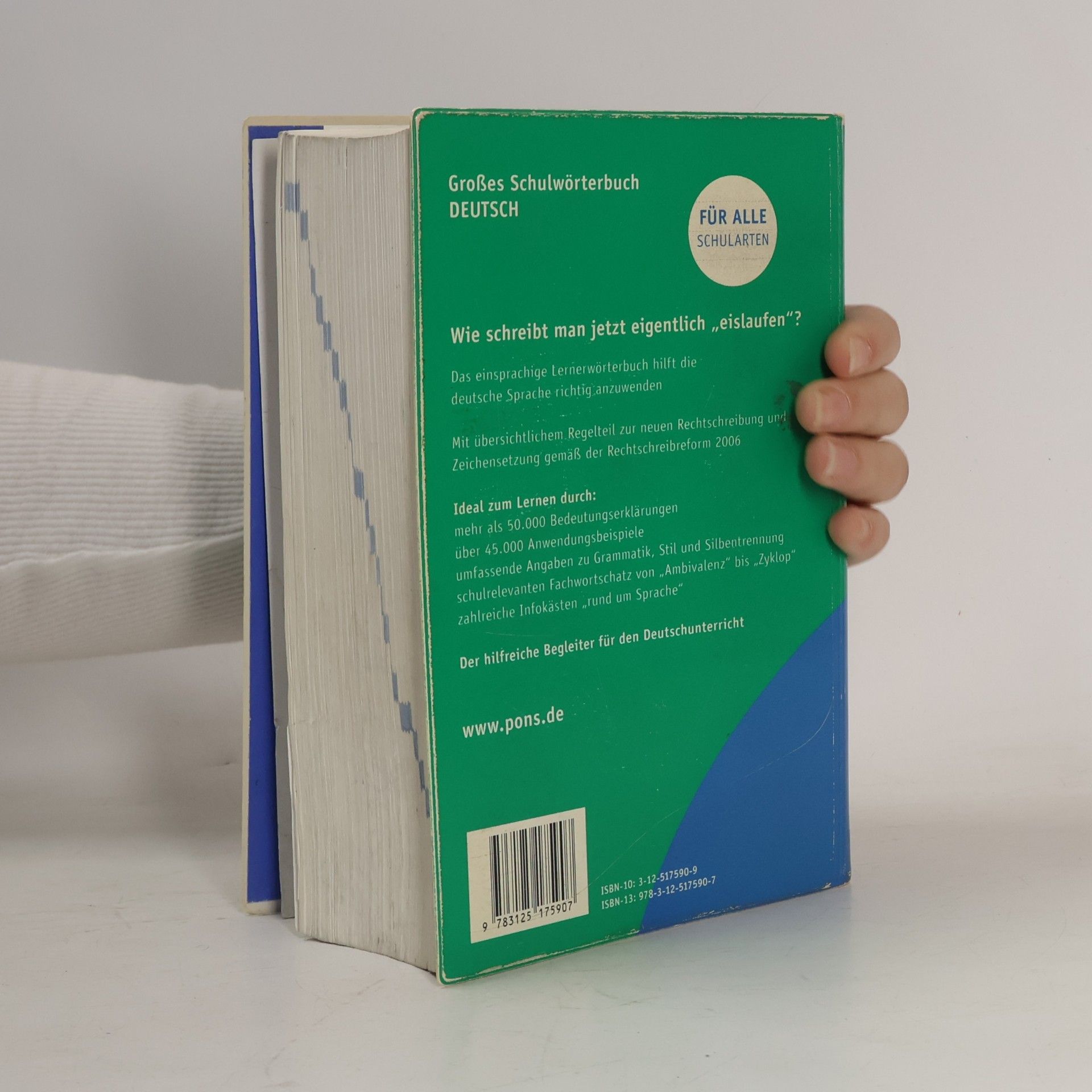 Susanne Haverkamp-Balhar PONS großes Schulwörterbuch Deutsch