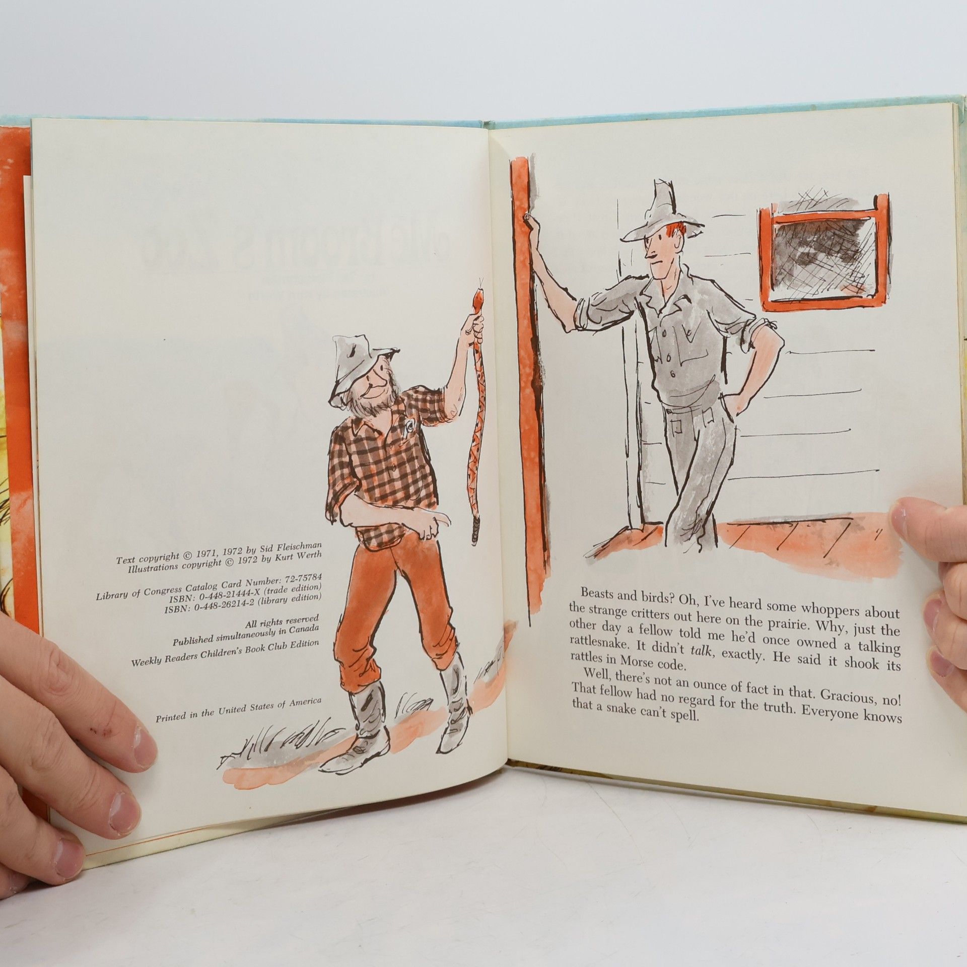 Sid Fleischman McBroom's Zoo