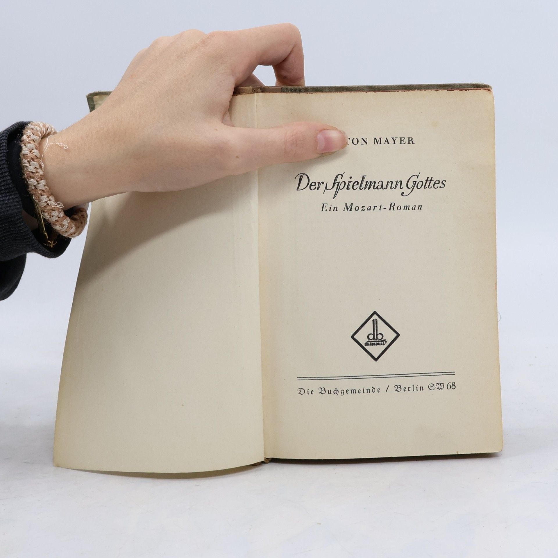 Anton Mayer Der Spielmann Gottes