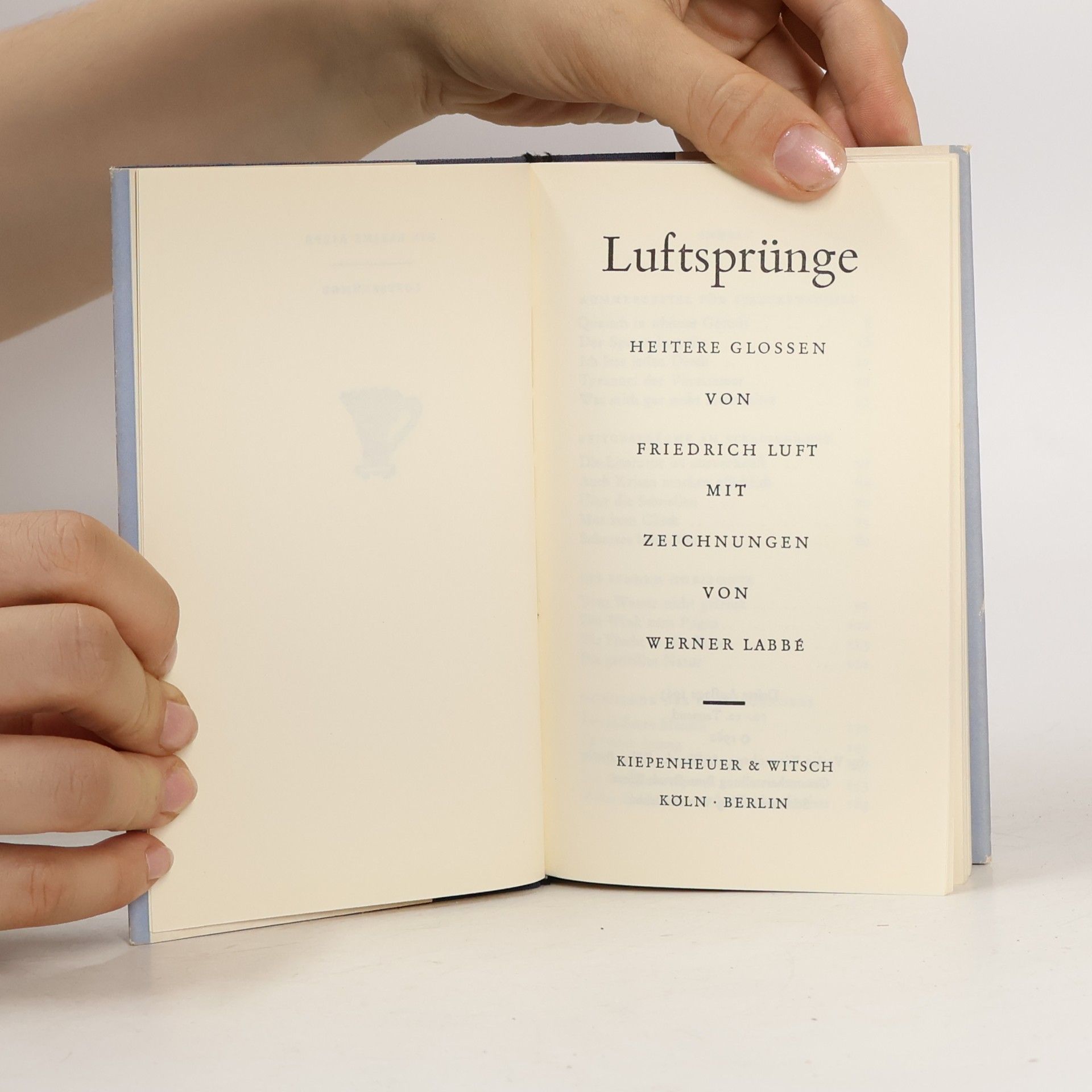 Friedrich Luft Luftsprünge