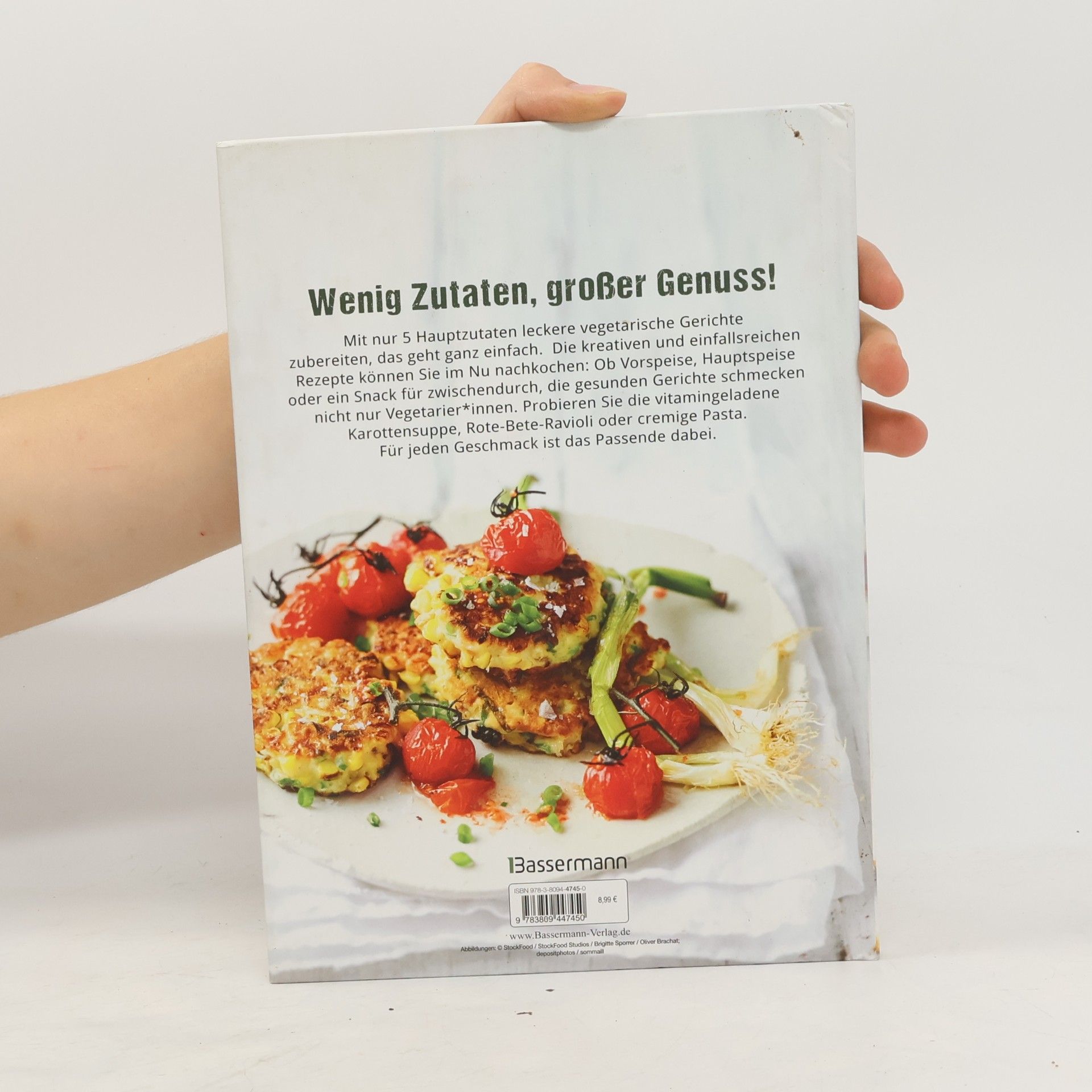 Sophia Young Lecker vegetarisch mit nur 5 Zutaten - schnelle, preiswerte und gesunde Rezepte