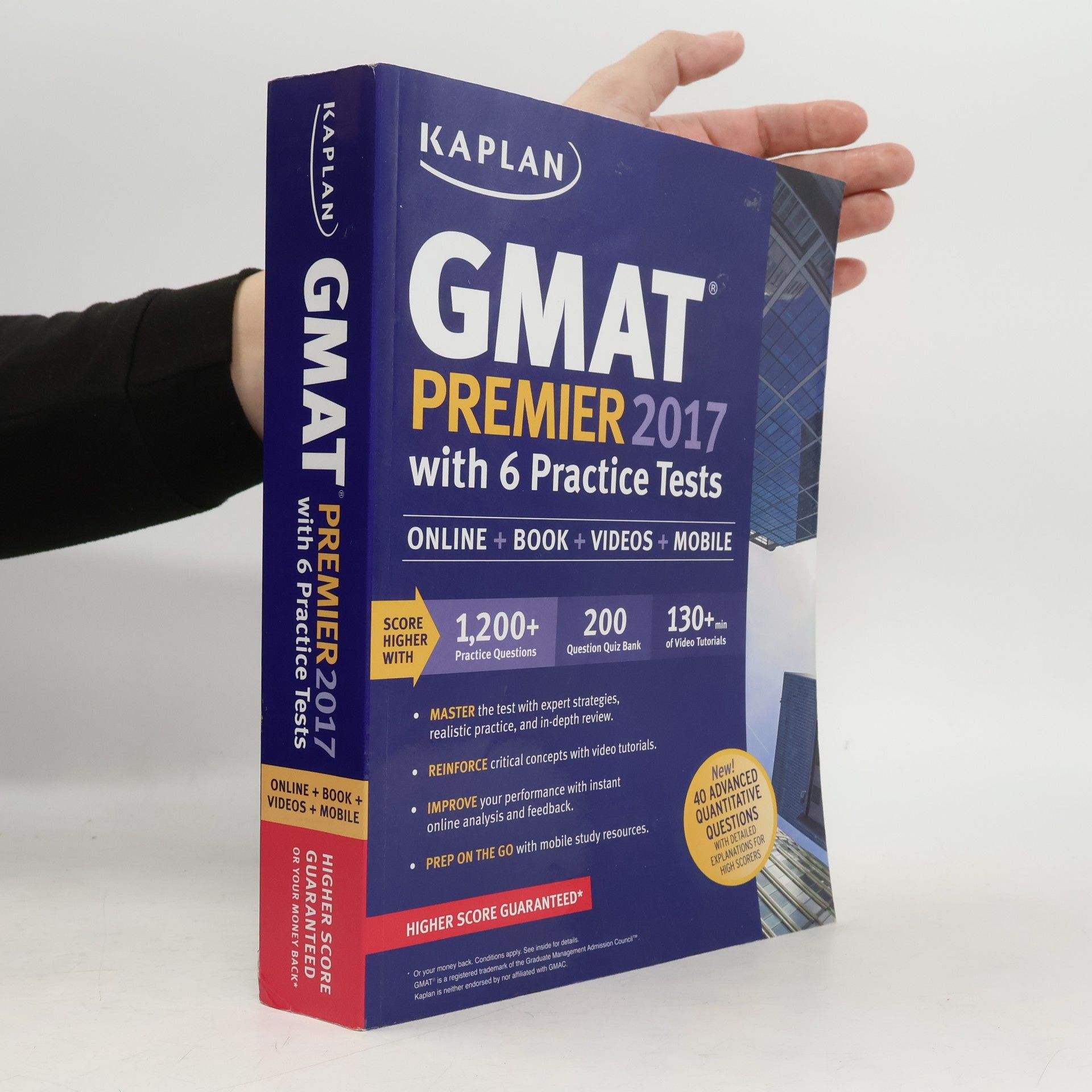 Kaplan Test Prep and Admissions GMAT Premier 2017 with 6 Practice Tests