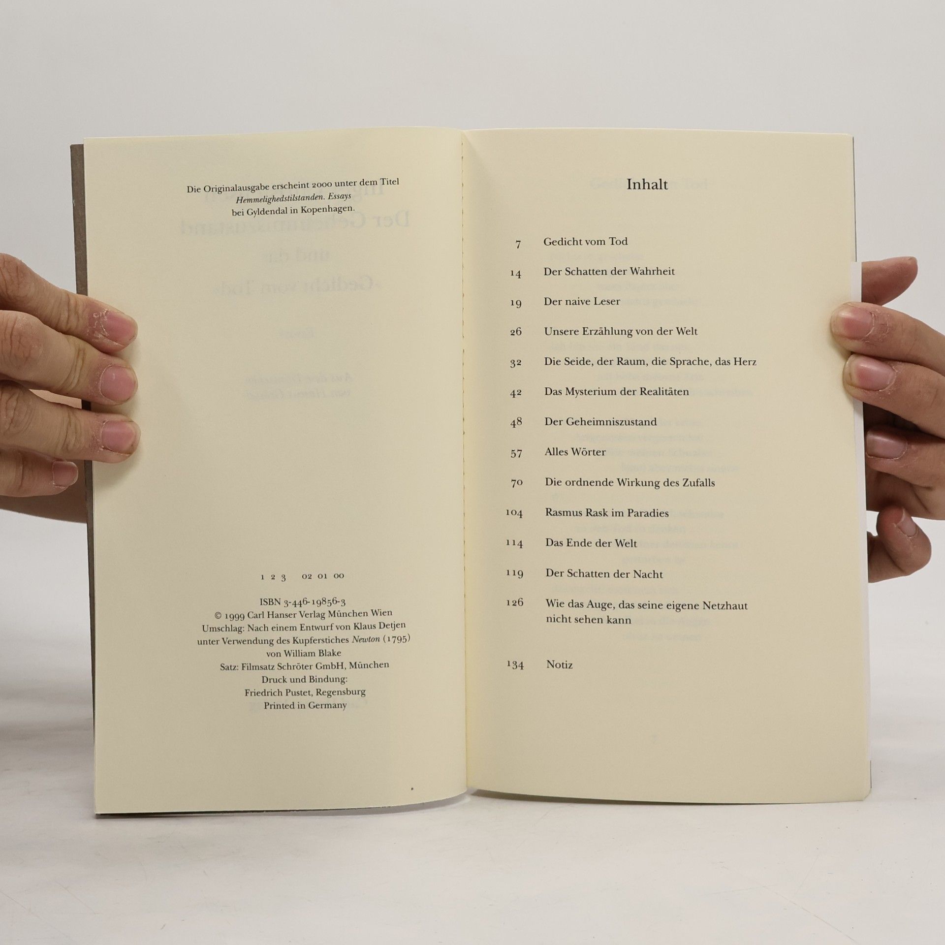 Inger Christensen Der Geheimniszustand und das Gedicht vom Tod