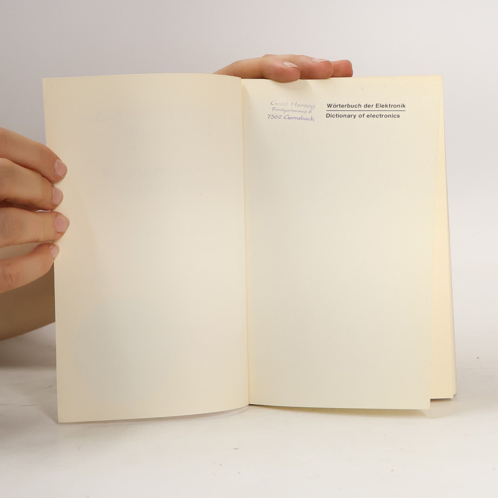 Reinhard Krönert Franzis Technische Wörterbücher: Wörterbuch der Elektronik