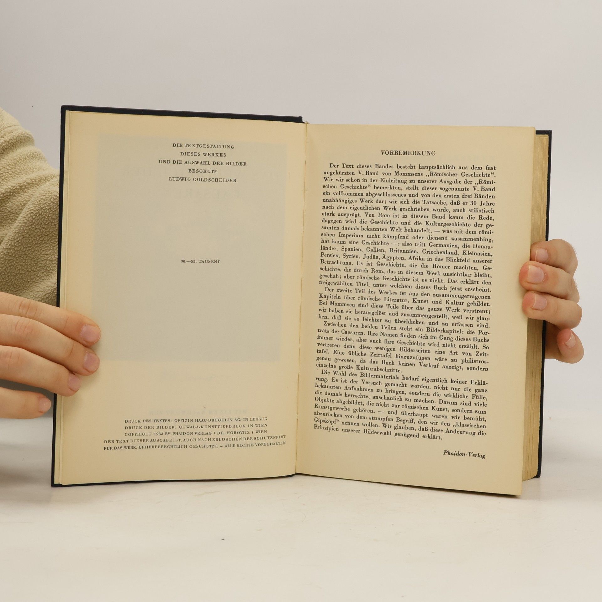 Theodor Mommsen Das Weltreich der Caesaren
