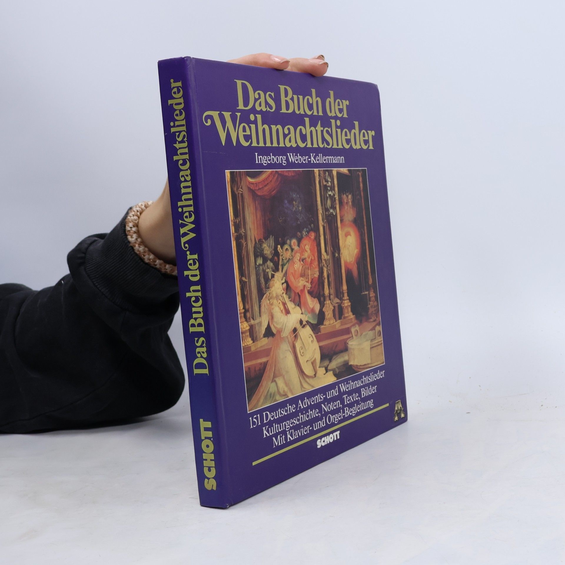 Das Buch der Weihnachtslieder : 151 deutsche Advents- und Weihnachtslieder : Kulturgeschichte, Noten, Texte, Bilder mit Klavier- und Orgel-Begleitung
