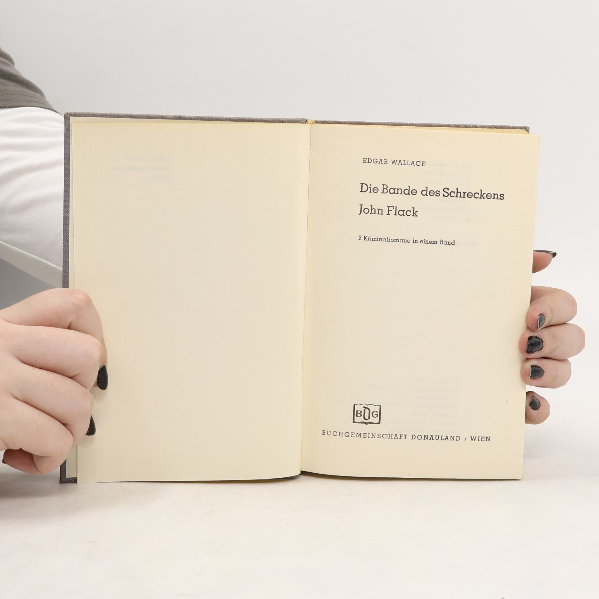 E. Wallace Die Bande des Schreckens