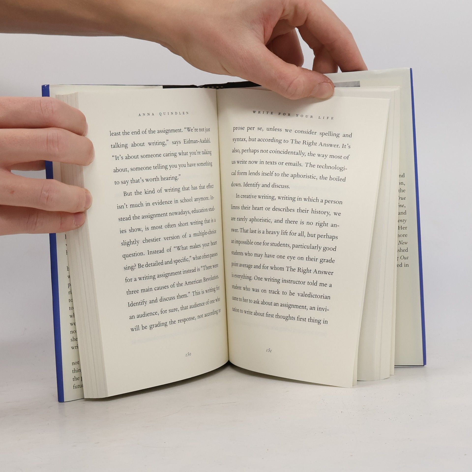 Anna Quindlen Write For Your Life