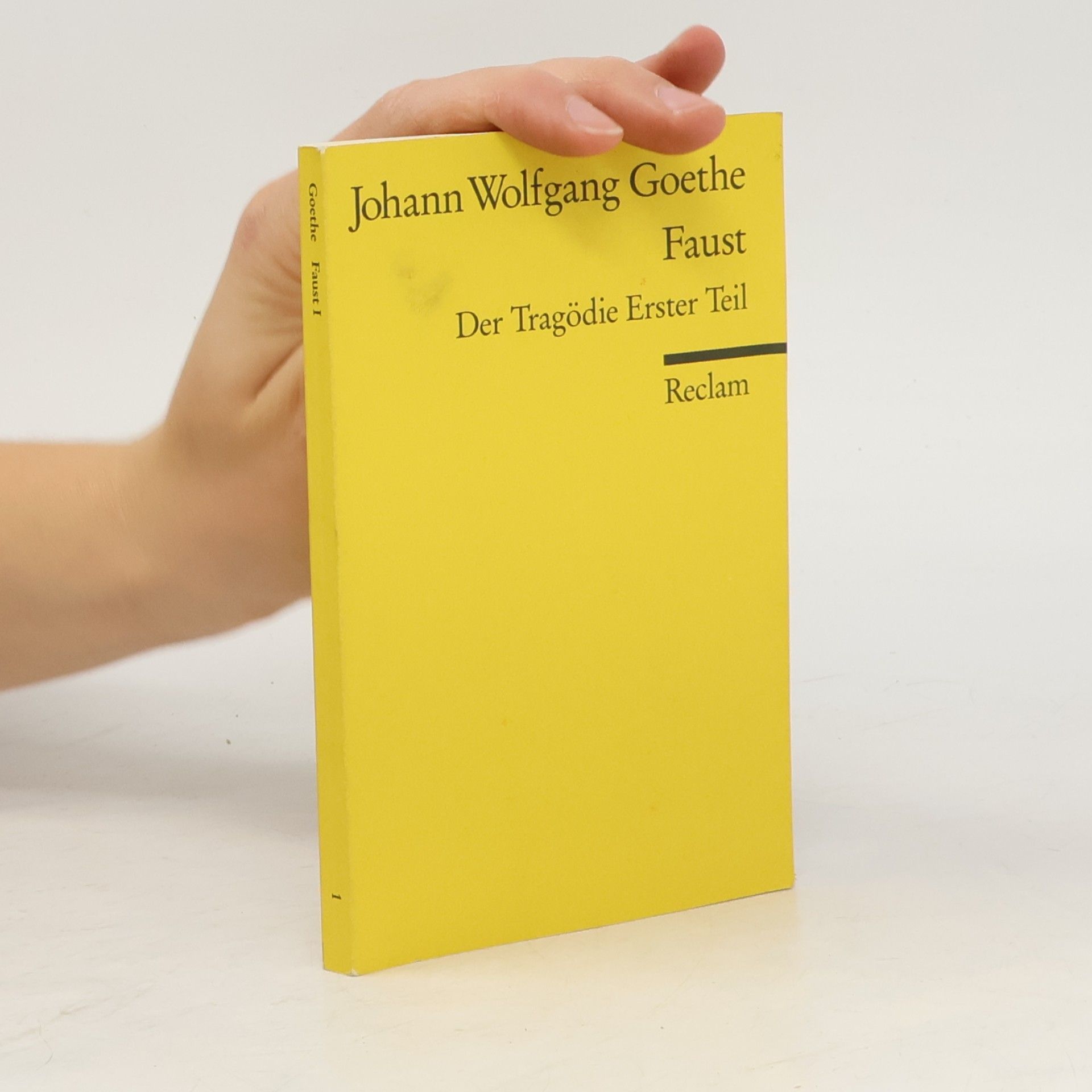 Johann Wolfgang von Goethe Faust : der Tragödie Erster teil