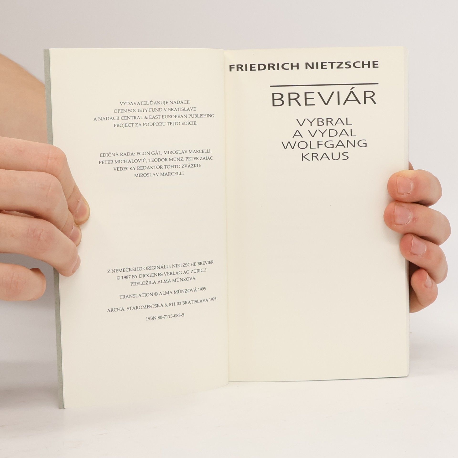 Wolfgang Kraus Breviár