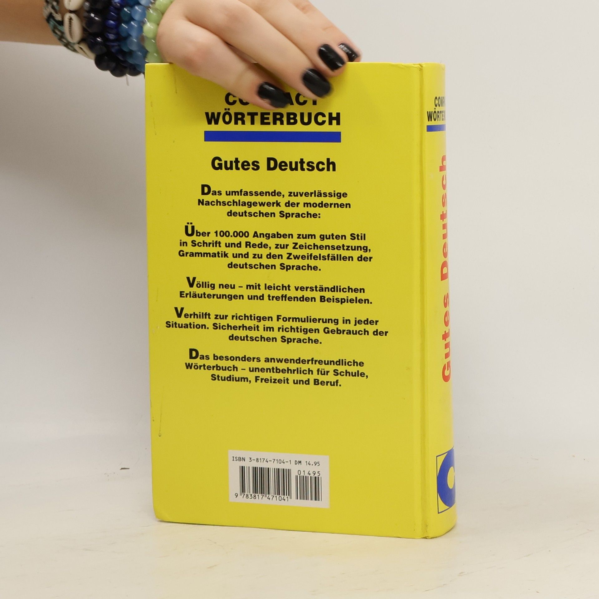 Antonia Lang-Kleefeld Compact Wörterbücher, Gutes Deutsch (Compact Hand- und Wörterbücher)