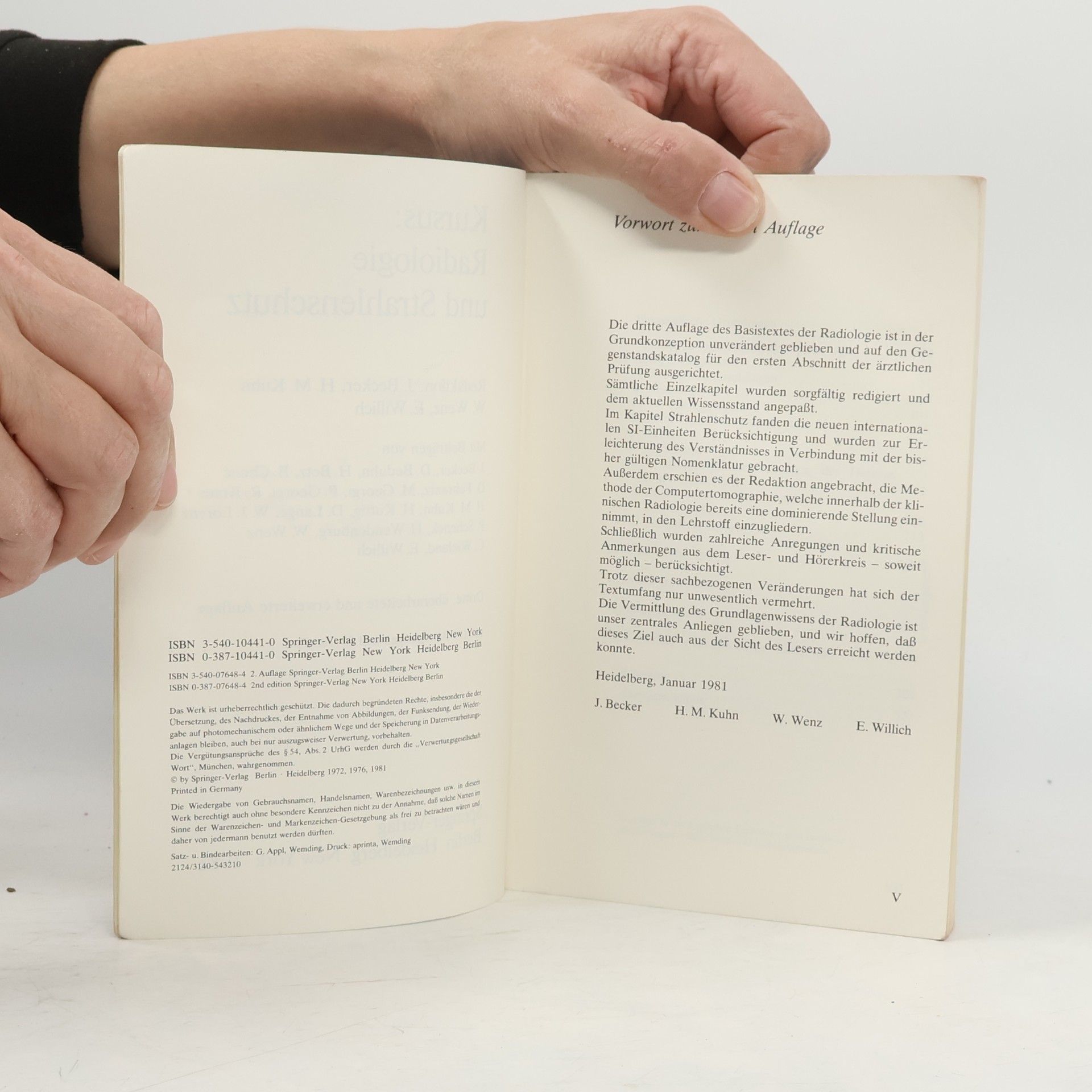 Josef Becker Heidelberger Taschenbücher Basistext Medizin - 112: Kursus