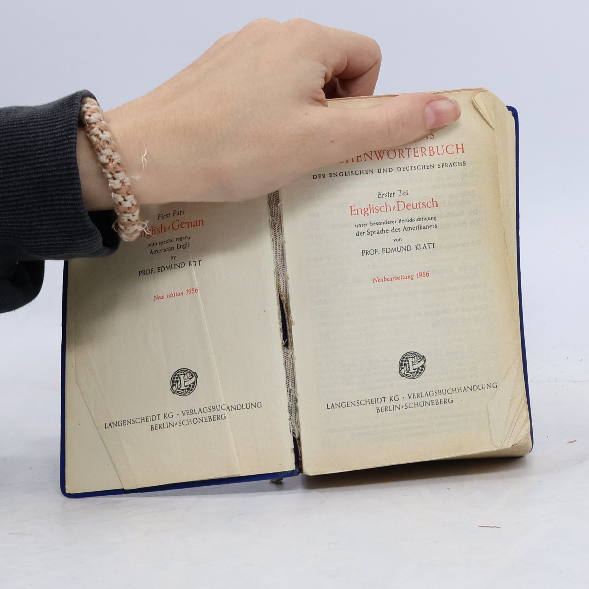 Edmunt Klatt Langenscheidts Taschenwörterbücher