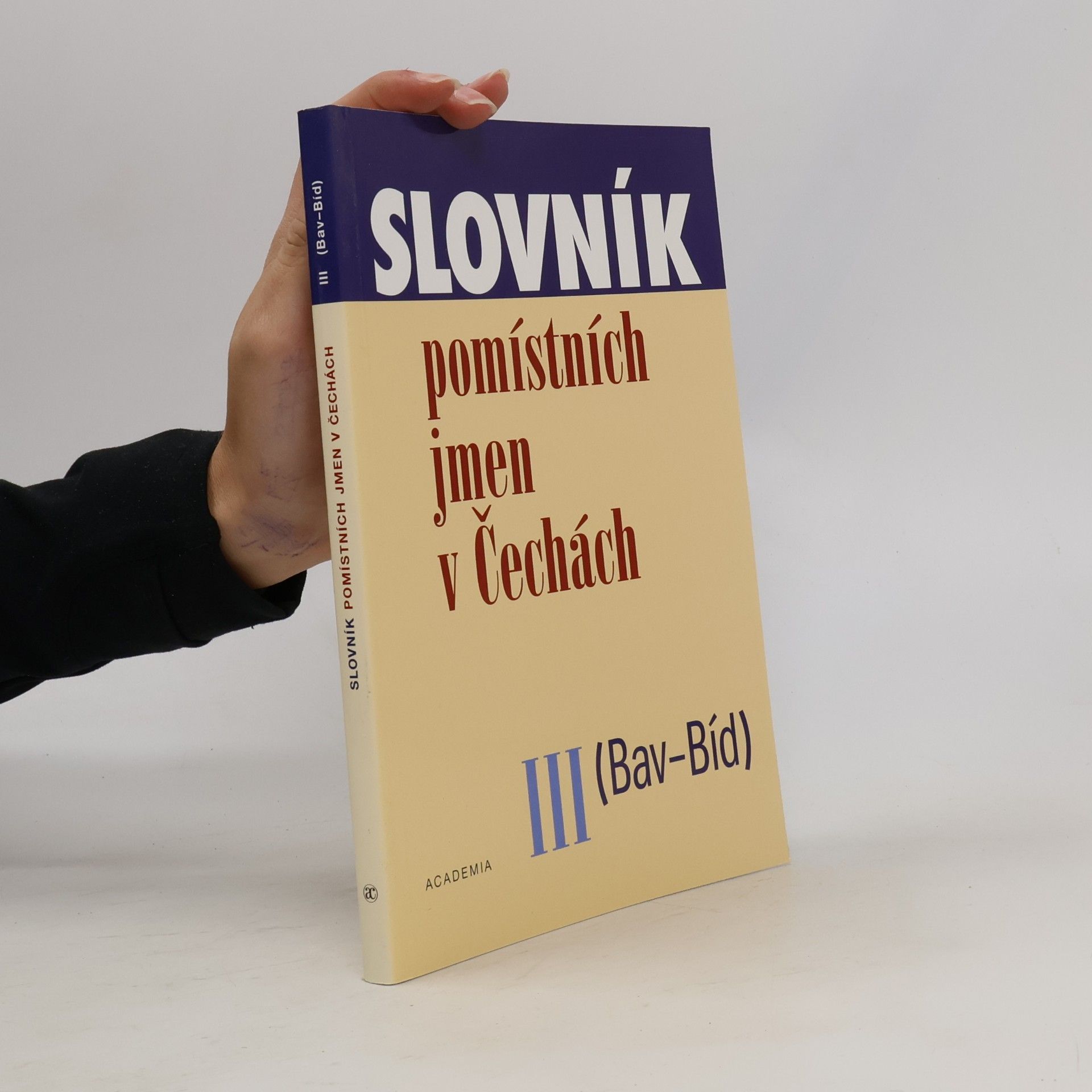 Slovník pomístních jmen v Čechách III.