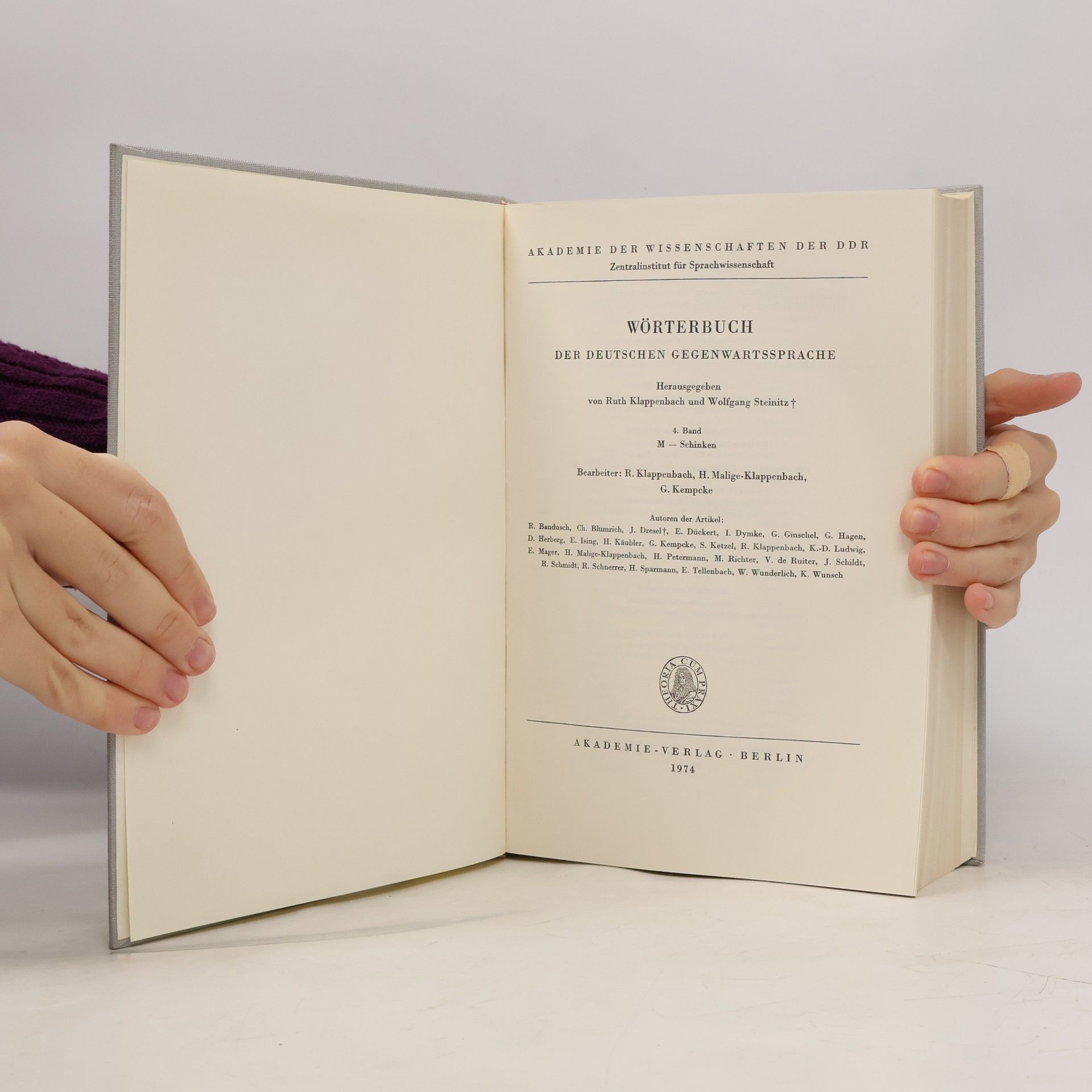 Autorenkollektiv Wörterbuch der deutschen Gegenwartssprache 4