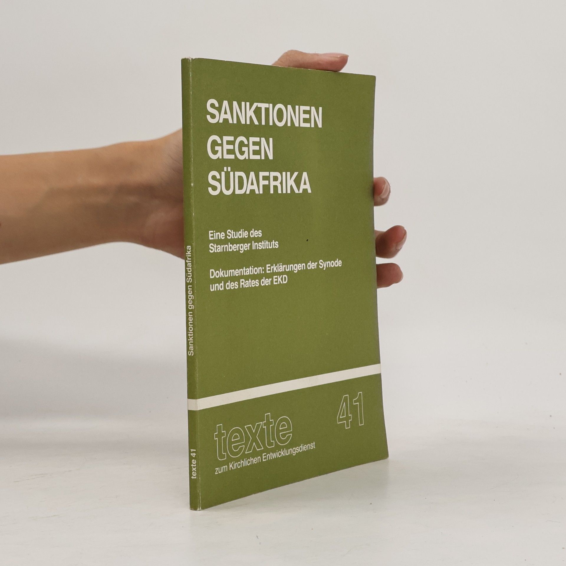 Günter Linnenbrink Sanktionen gegen Südafrika