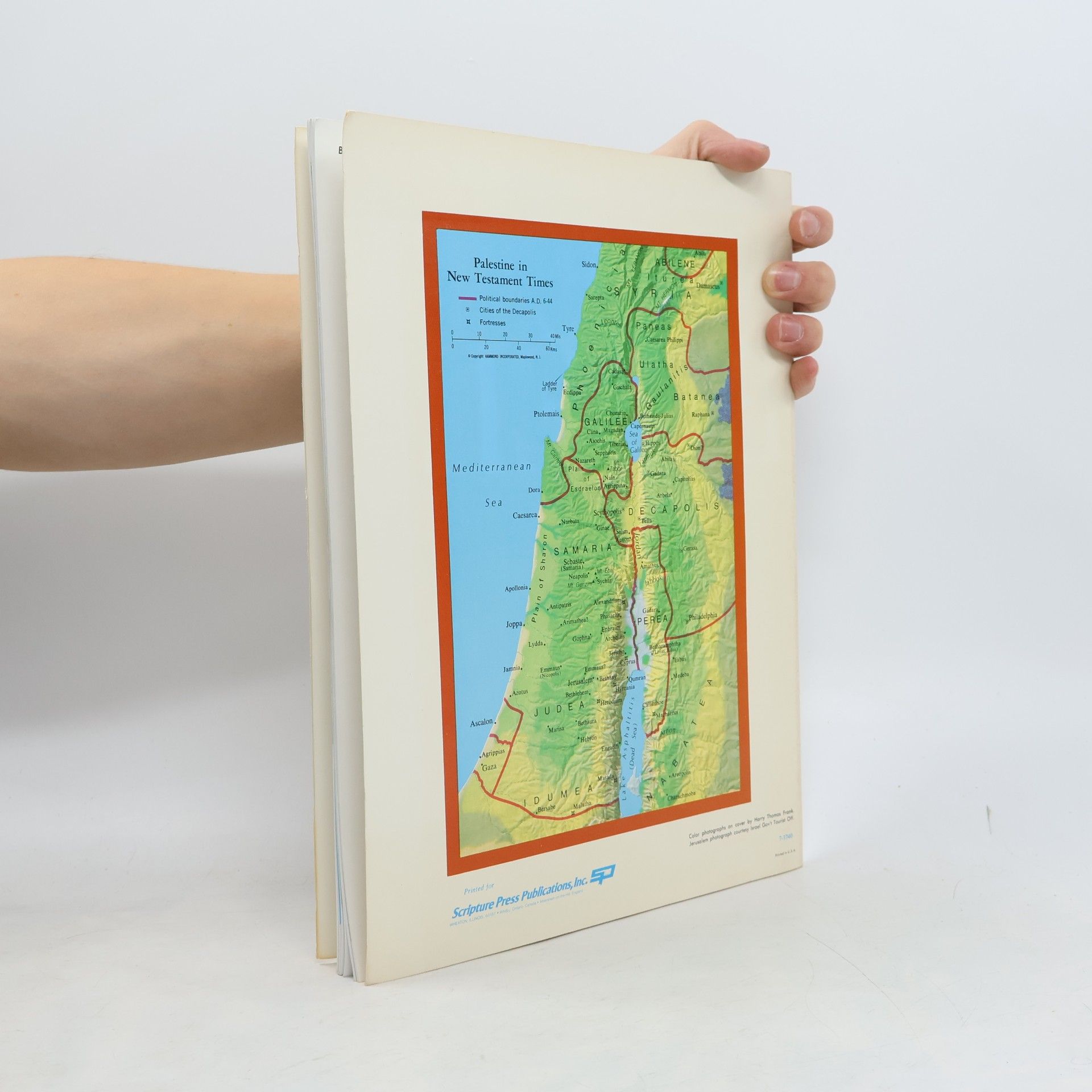 Autores varios Atlas of the Bible Lands