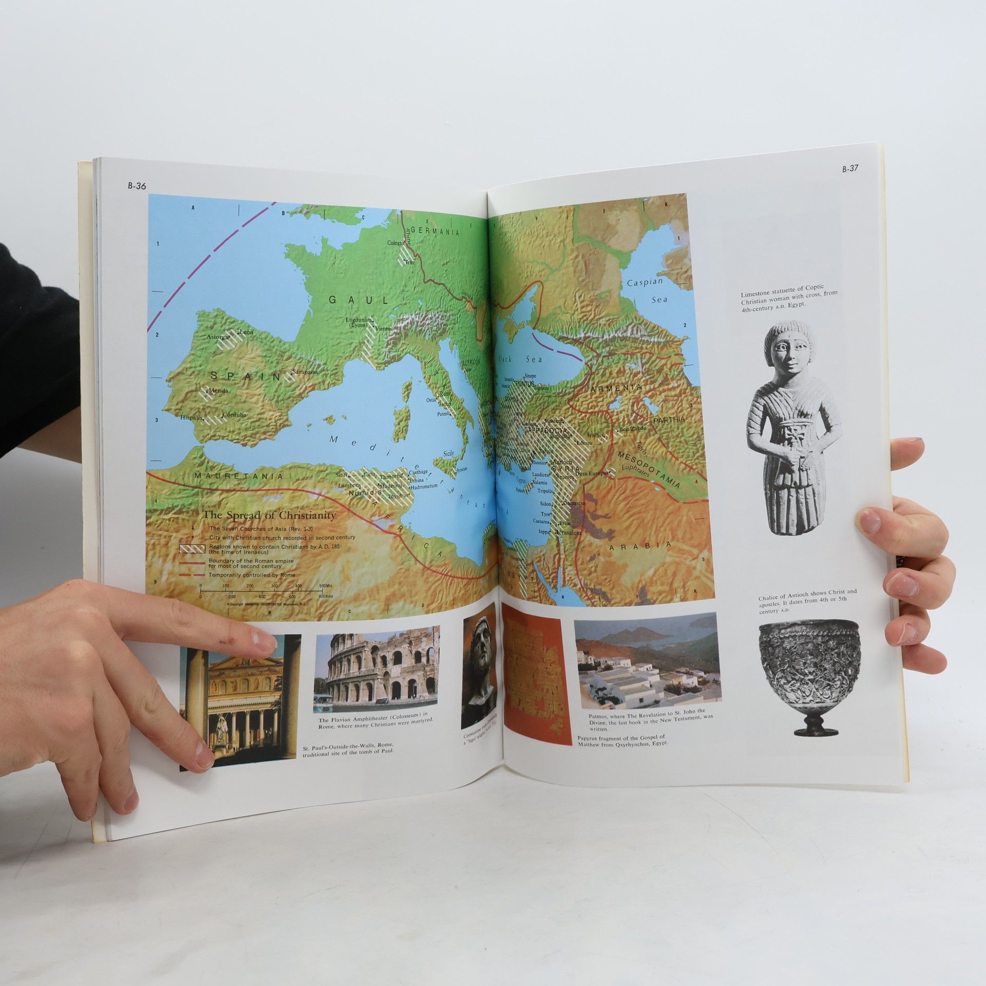 Autores varios Atlas of the Bible Lands