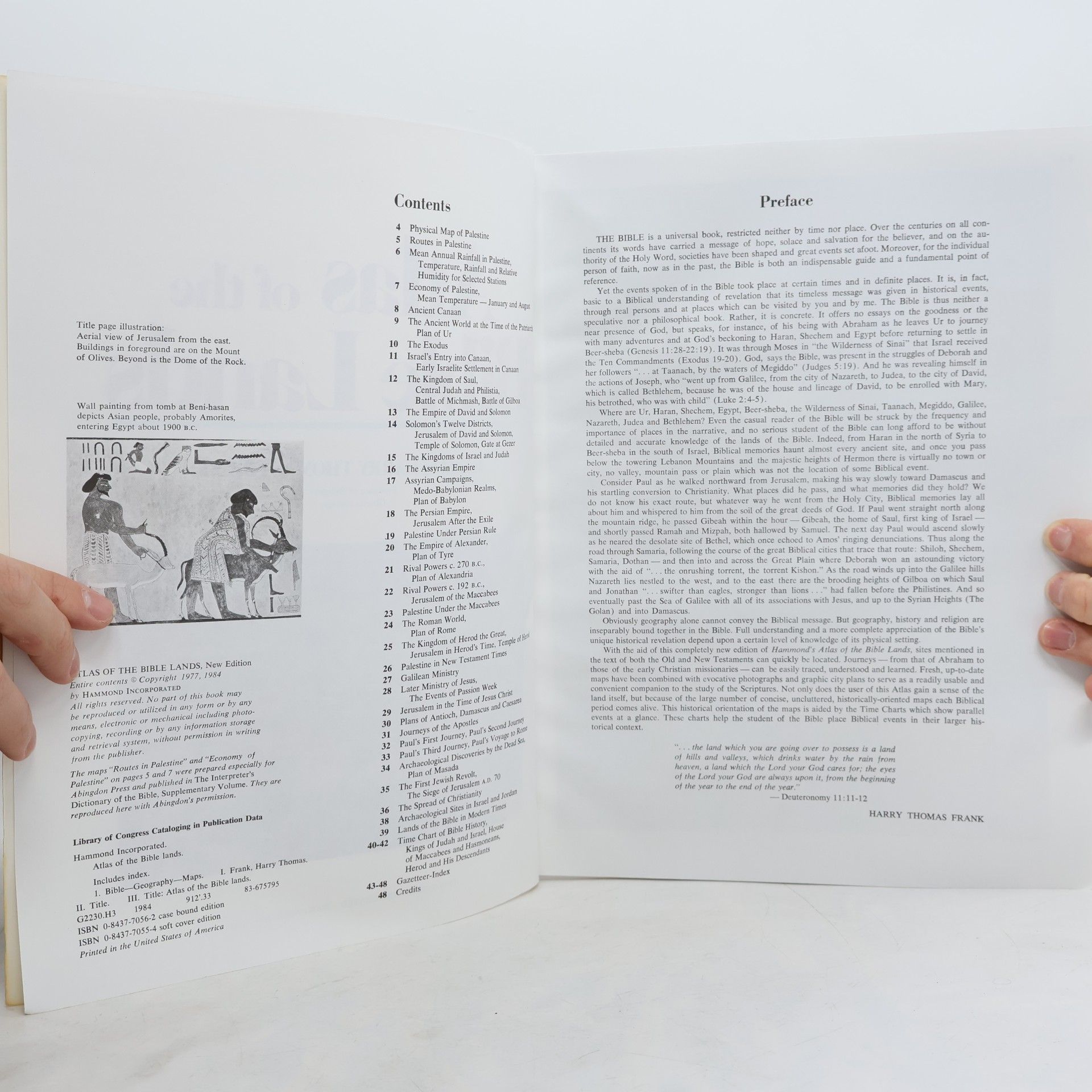 Autores varios Atlas of the Bible Lands
