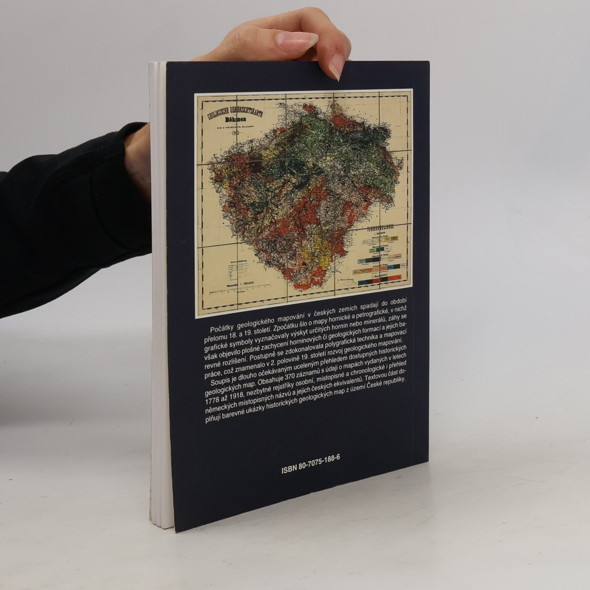 Josef Beneš Soupis historických geologických map z území České republiky do roku 1918