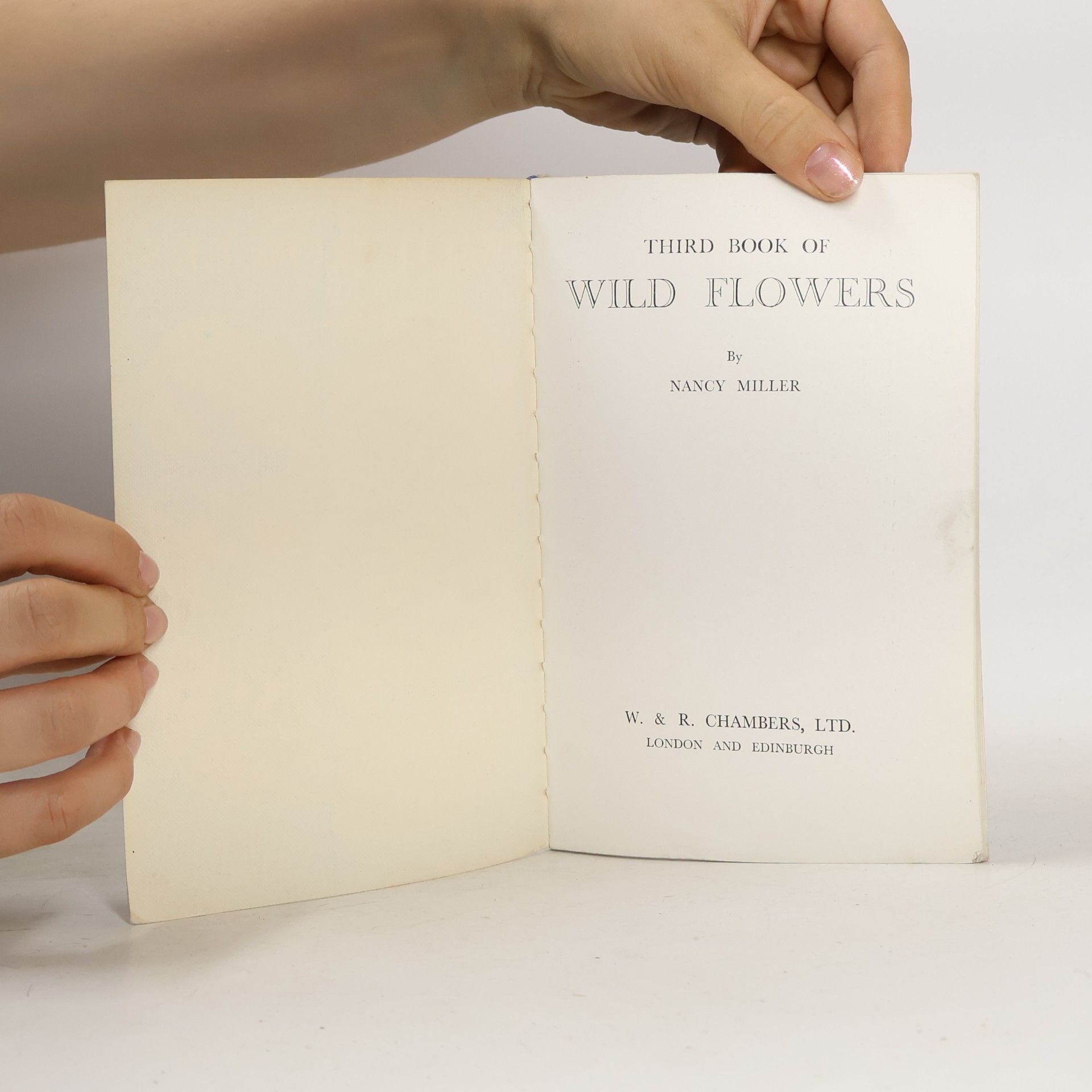 Nancy Miller Third Book of Wild Flowers