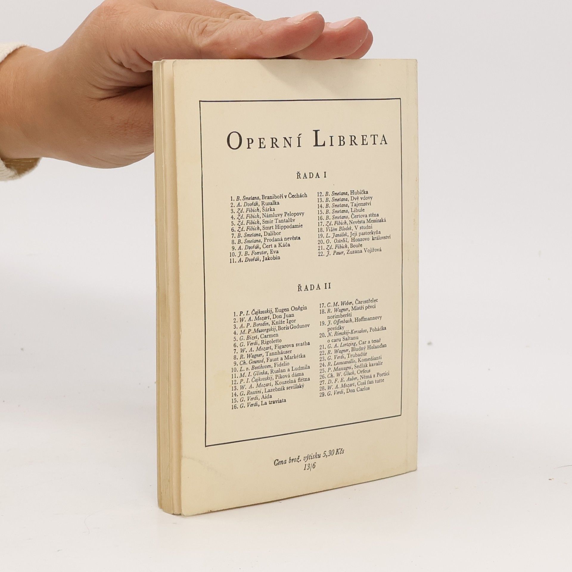 Zdeněk Fibich Operní libreta I/3
