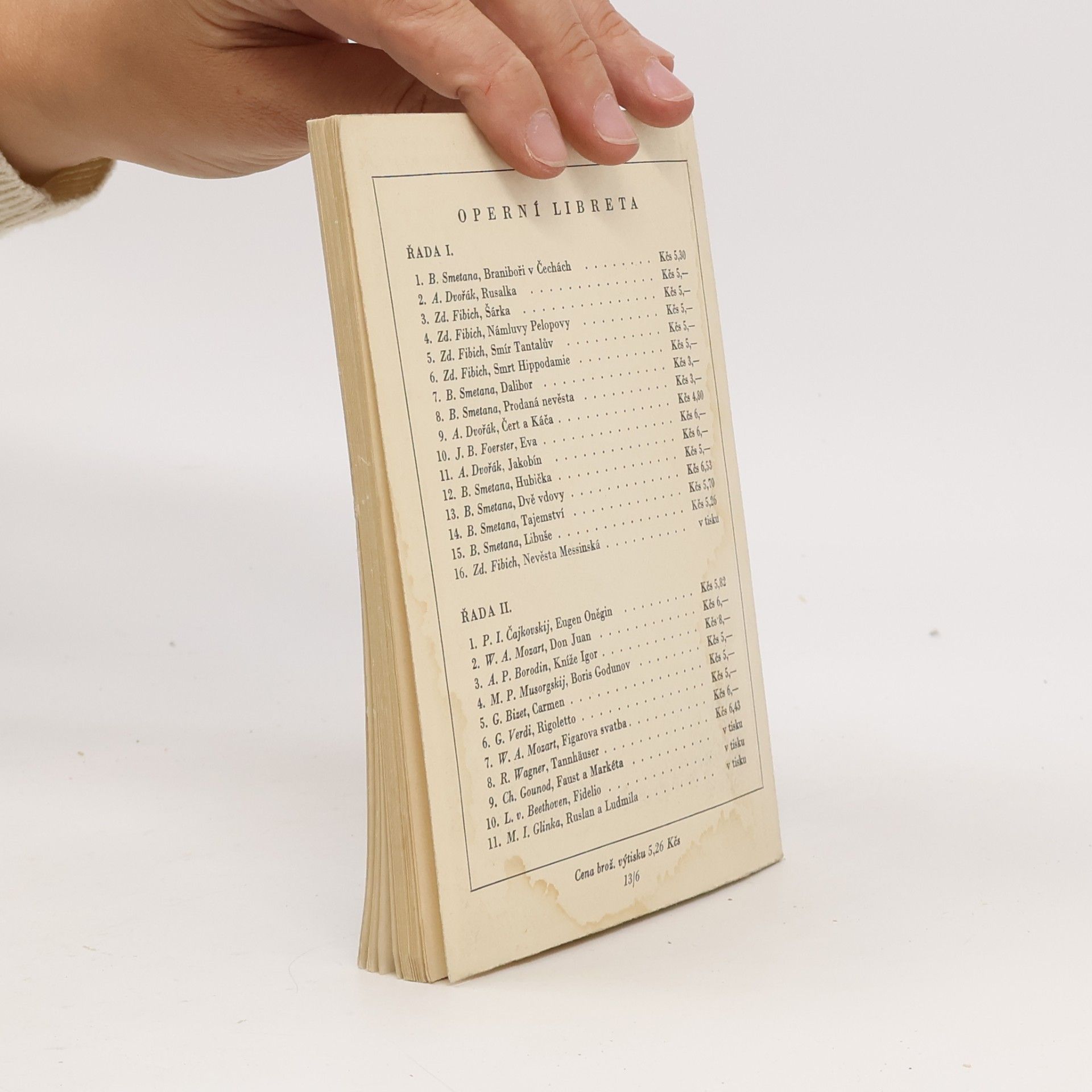 Bedřich Smetana Operní libreta 1-15: Libuše