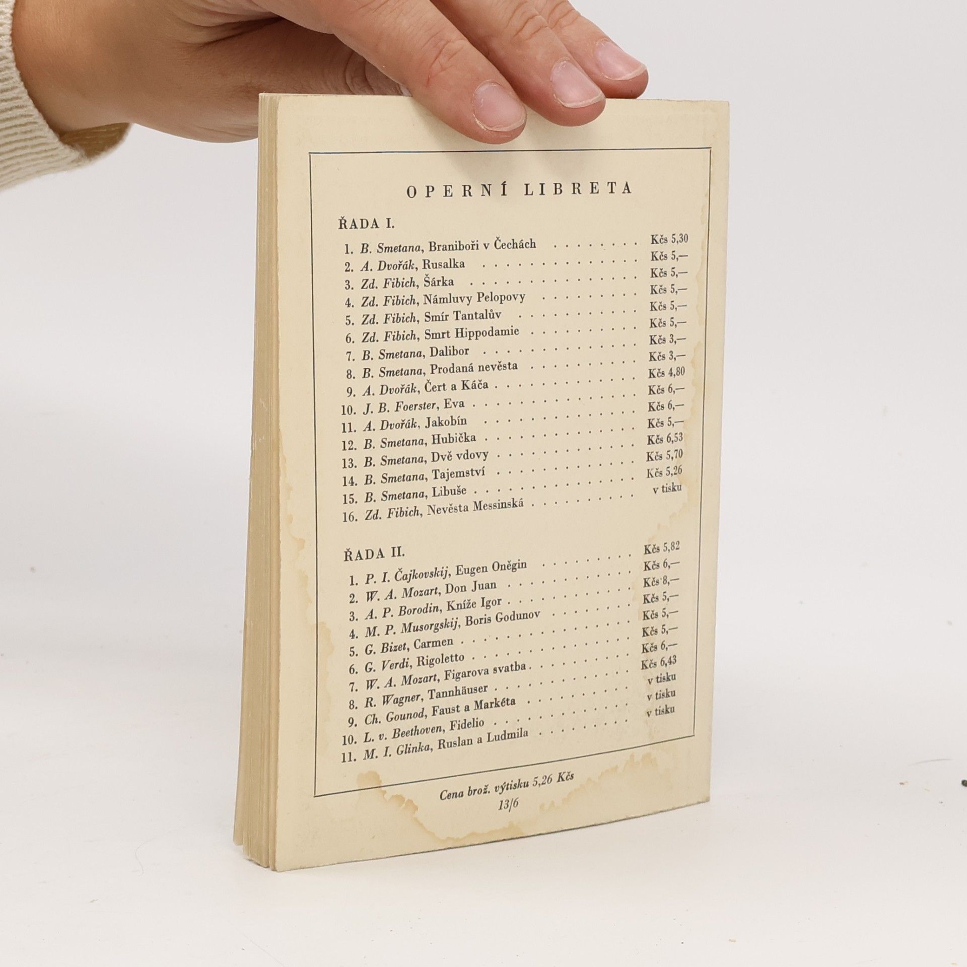 Bedřich Smetana Operní libreta 1-15: Libuše