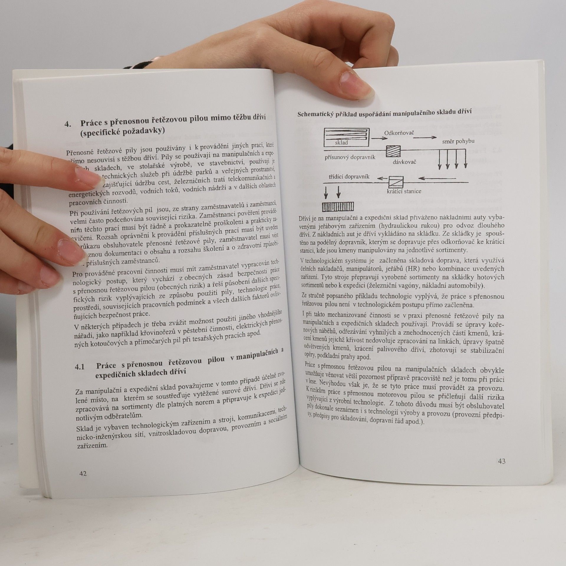 Kolektiv autorů Práce s přenosnou řetězovou pilou