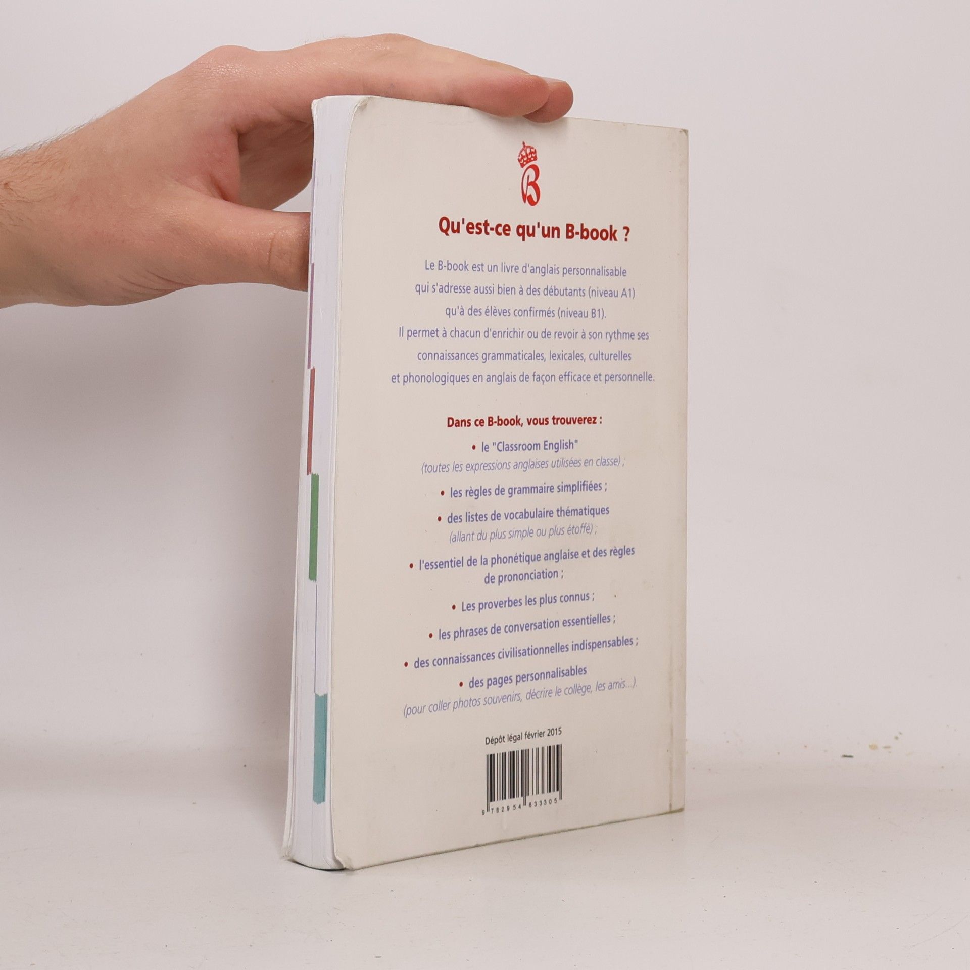 Lassaigne, Mme Béatrice Mon B-book en anglais: Revoir facilement et rapidement toutes ses bases en anglais (vocabulaire, grammaire, phonologie...)
