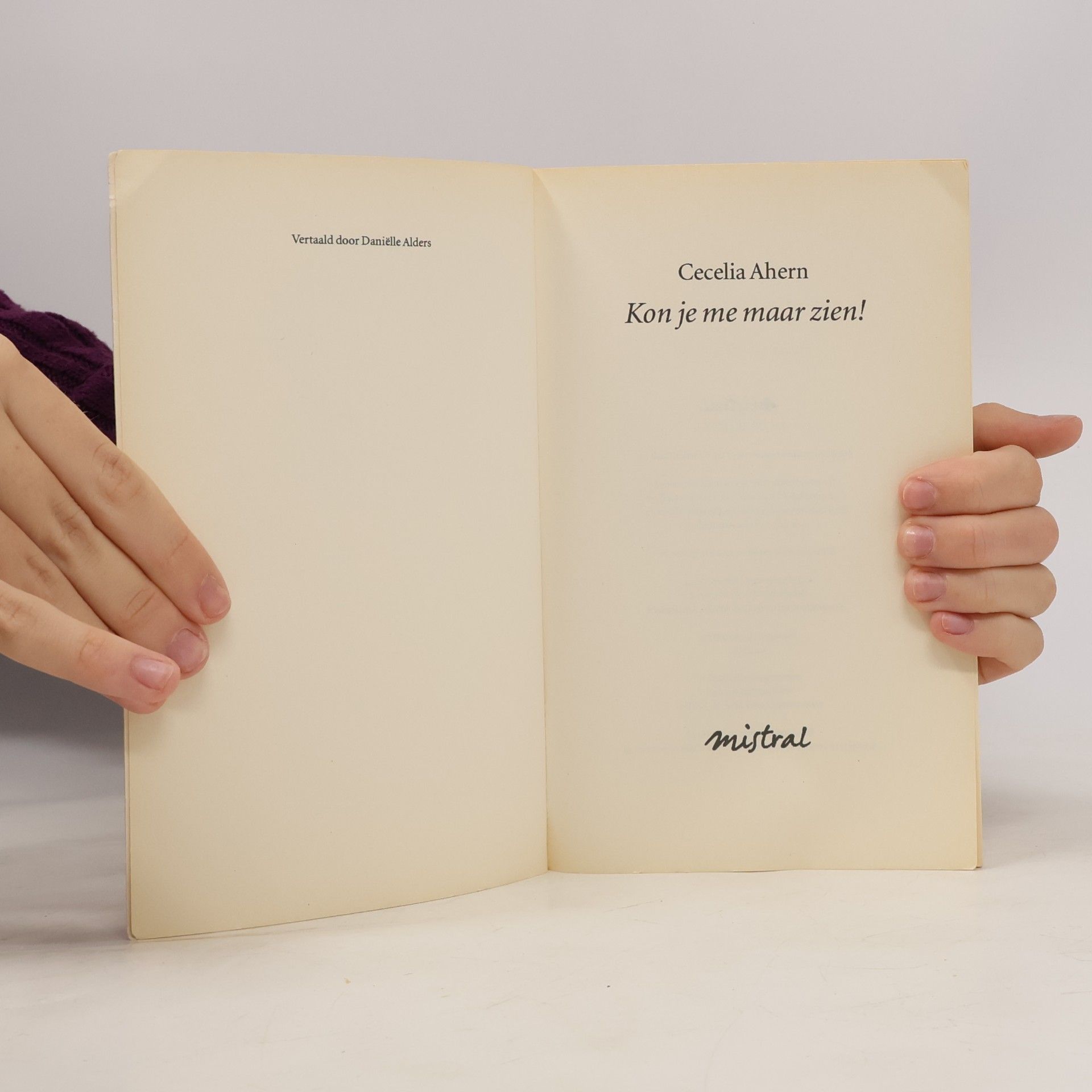 Cecelia Ahern Kon je me maar zien