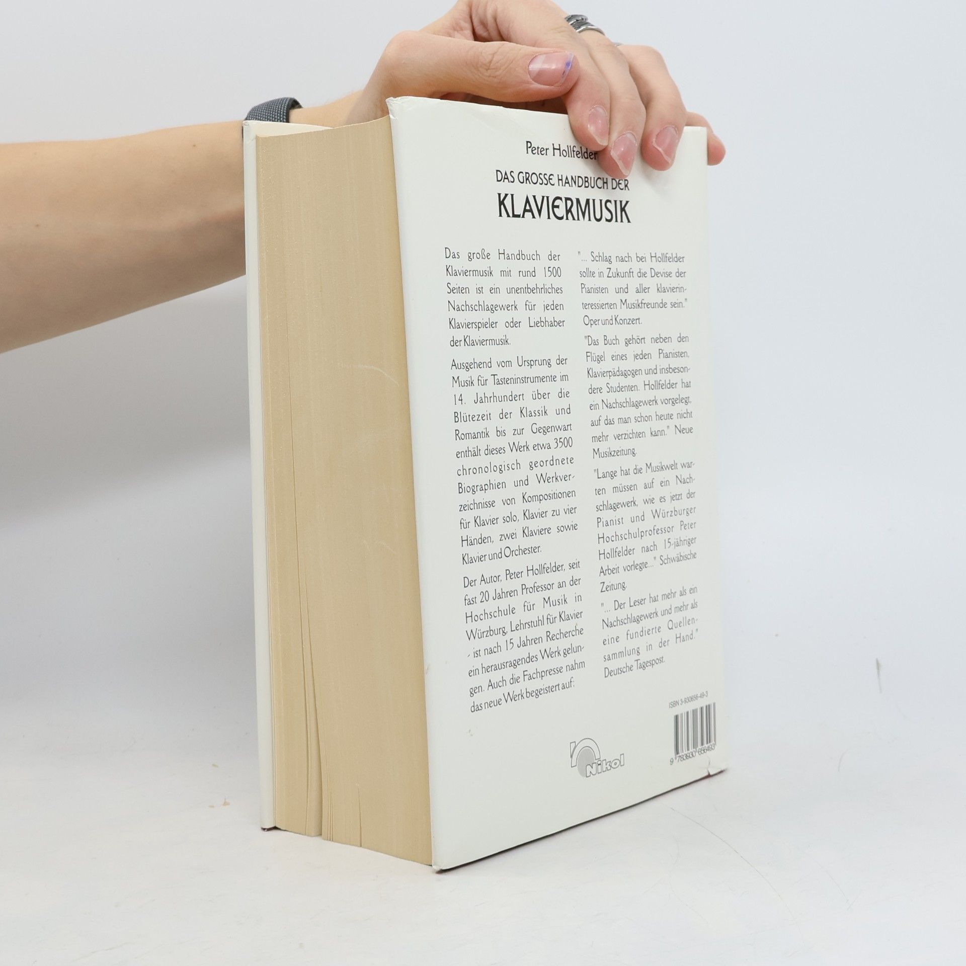 Peter Hollfelder Das grosse Handbuch der Klaviermusik