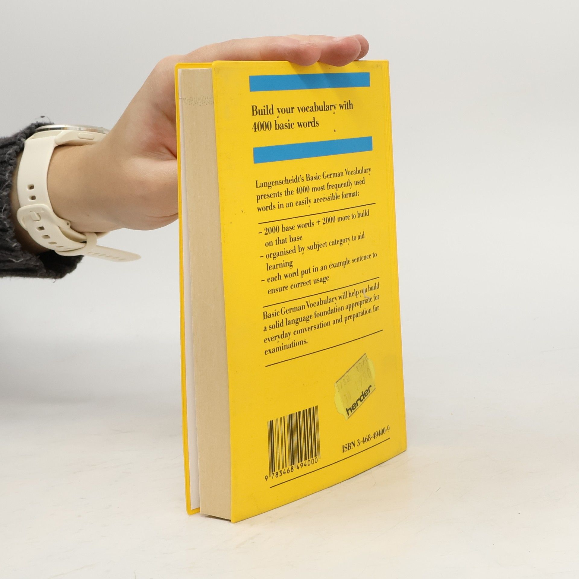 Kolektiv autorů Basic German vocabulary : a learner's dictionary divided into subject categories with example sentences