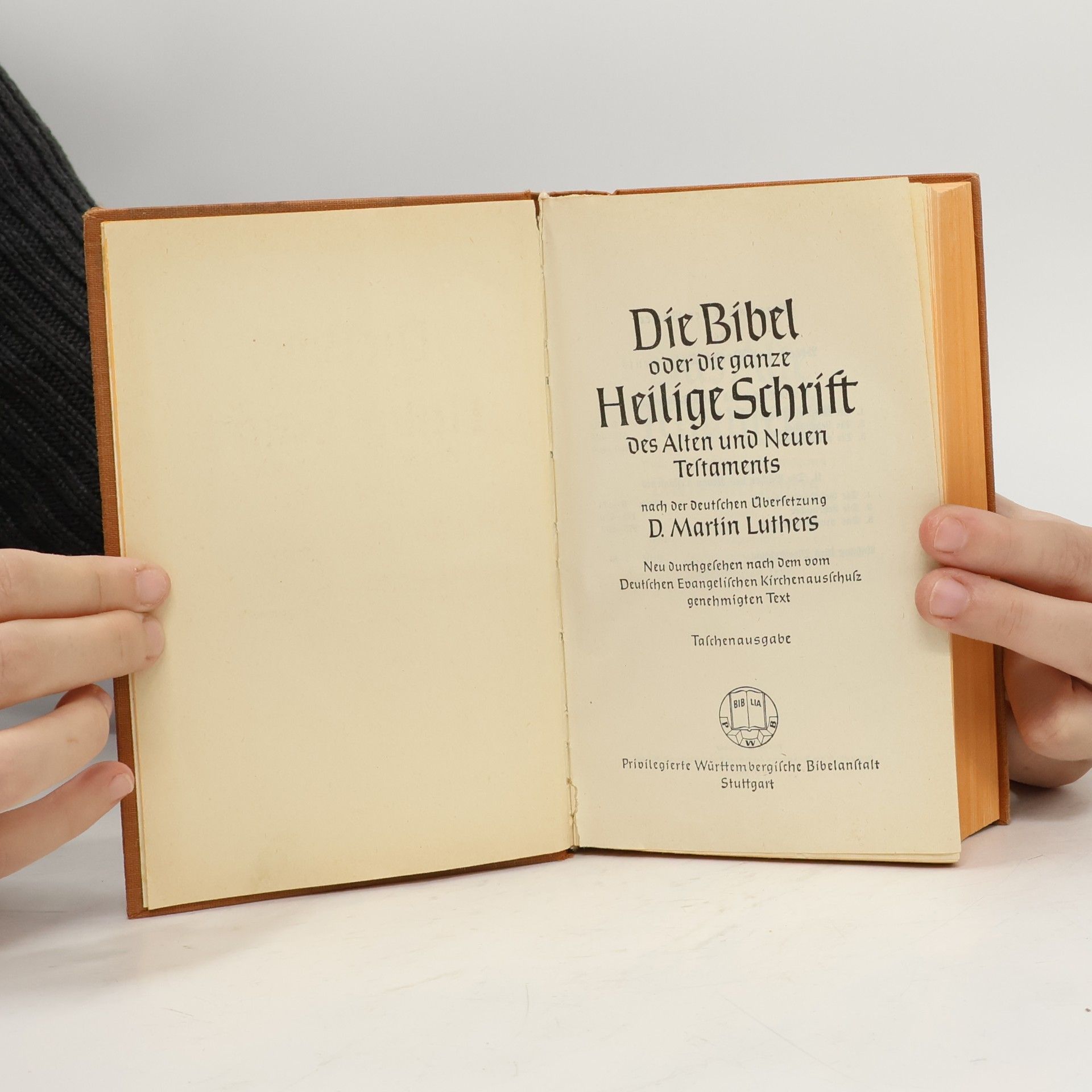 Martin Luther Die Heilige Schrift