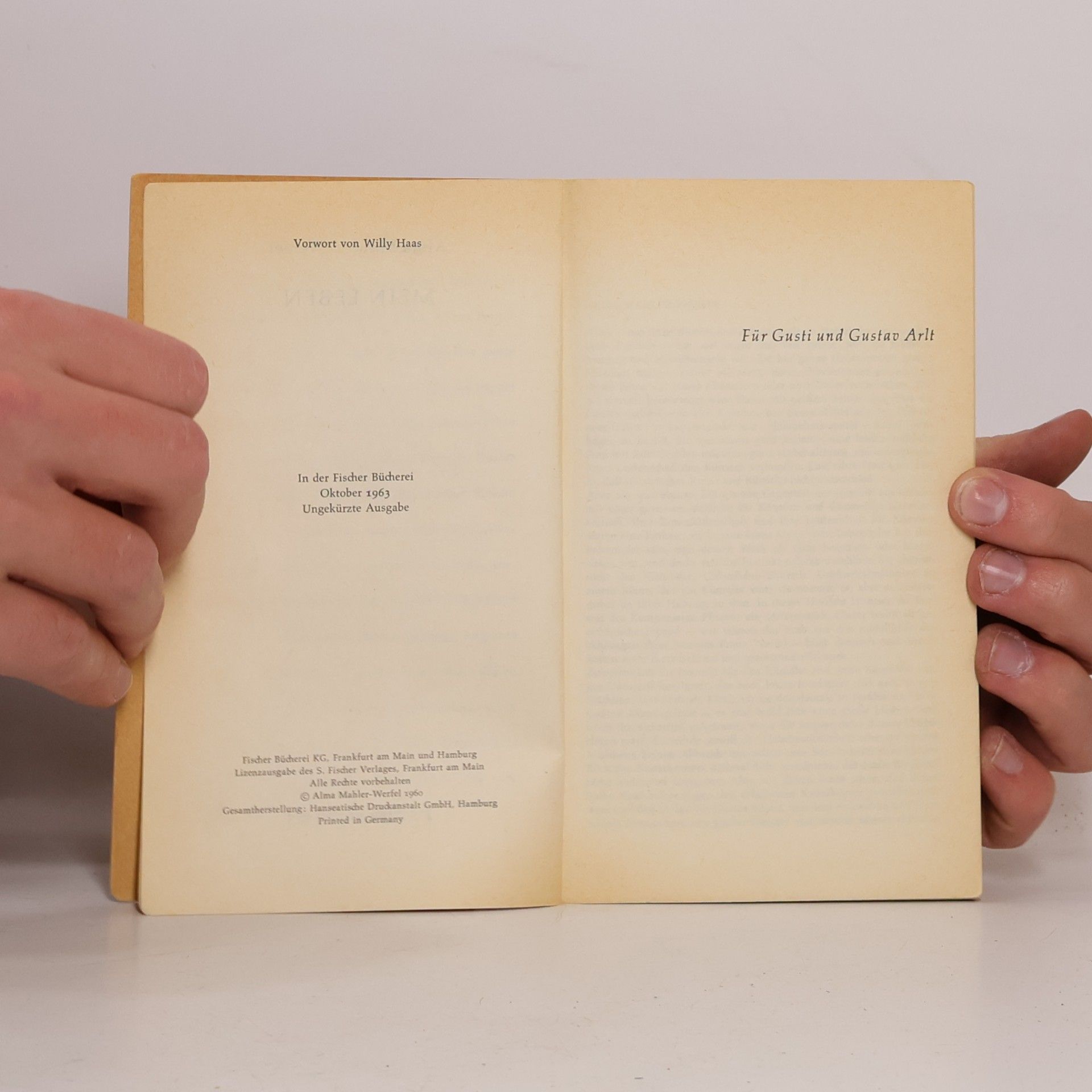 Alma Mahler Mein Leben