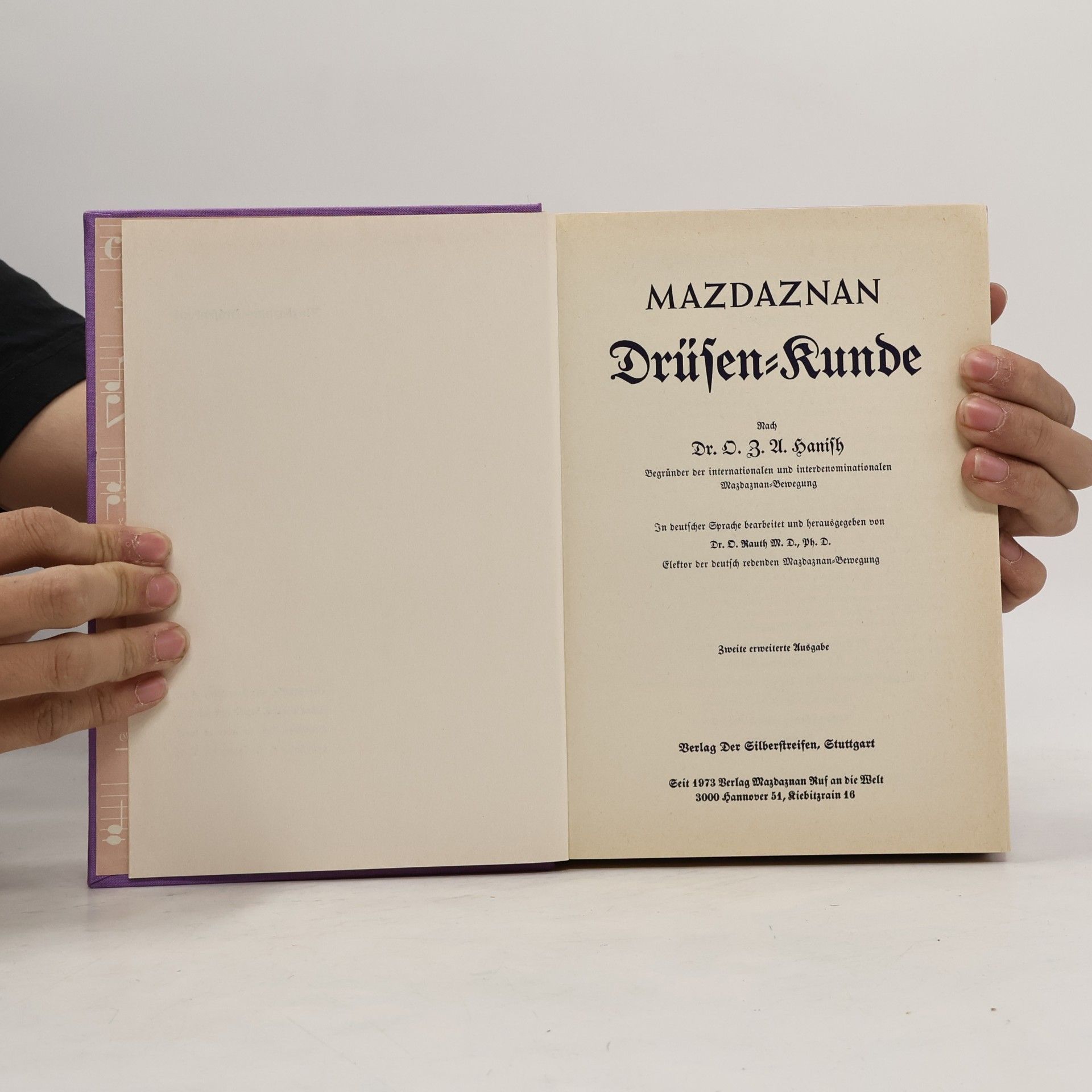 Dr. O.Z.A. Hanish Mazdaznan