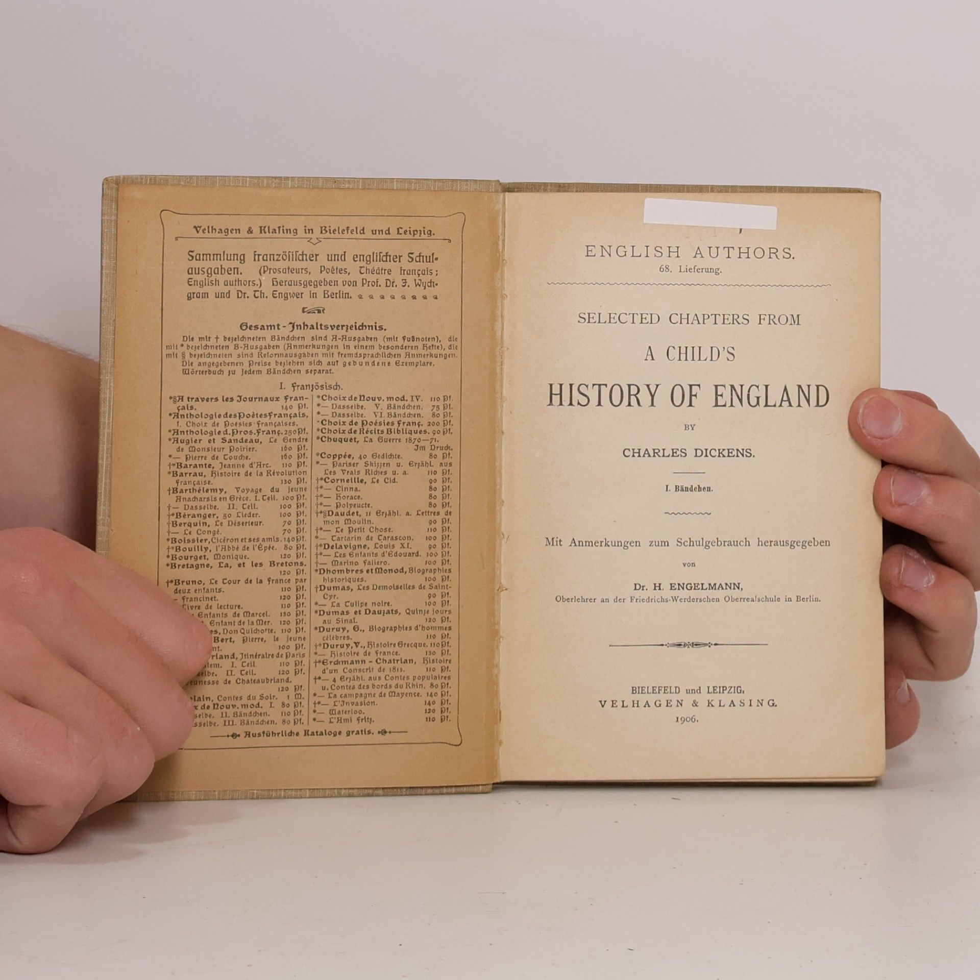 Charles Dickens Selected chapters from A Child's History of England