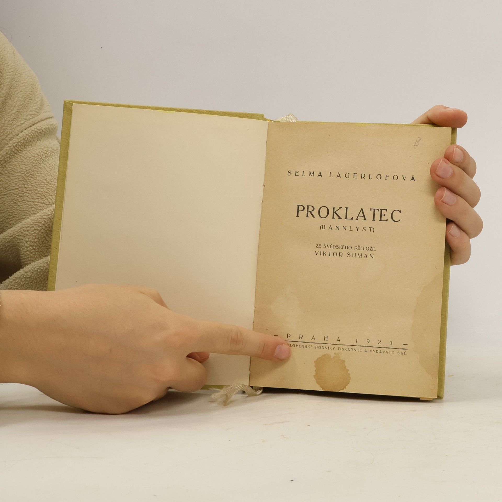 Selma Lagerlöf Proklatec