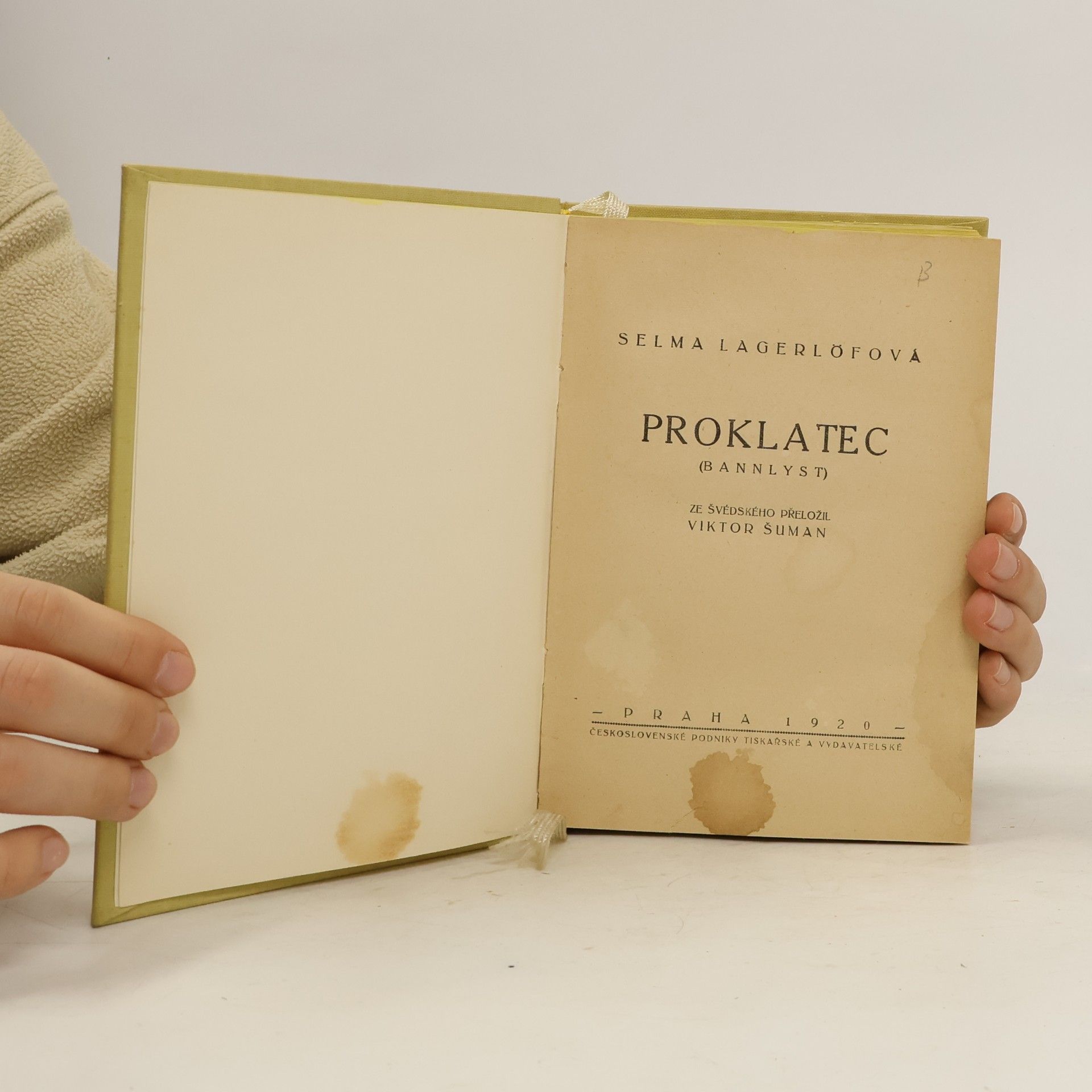 Selma Lagerlöf Proklatec