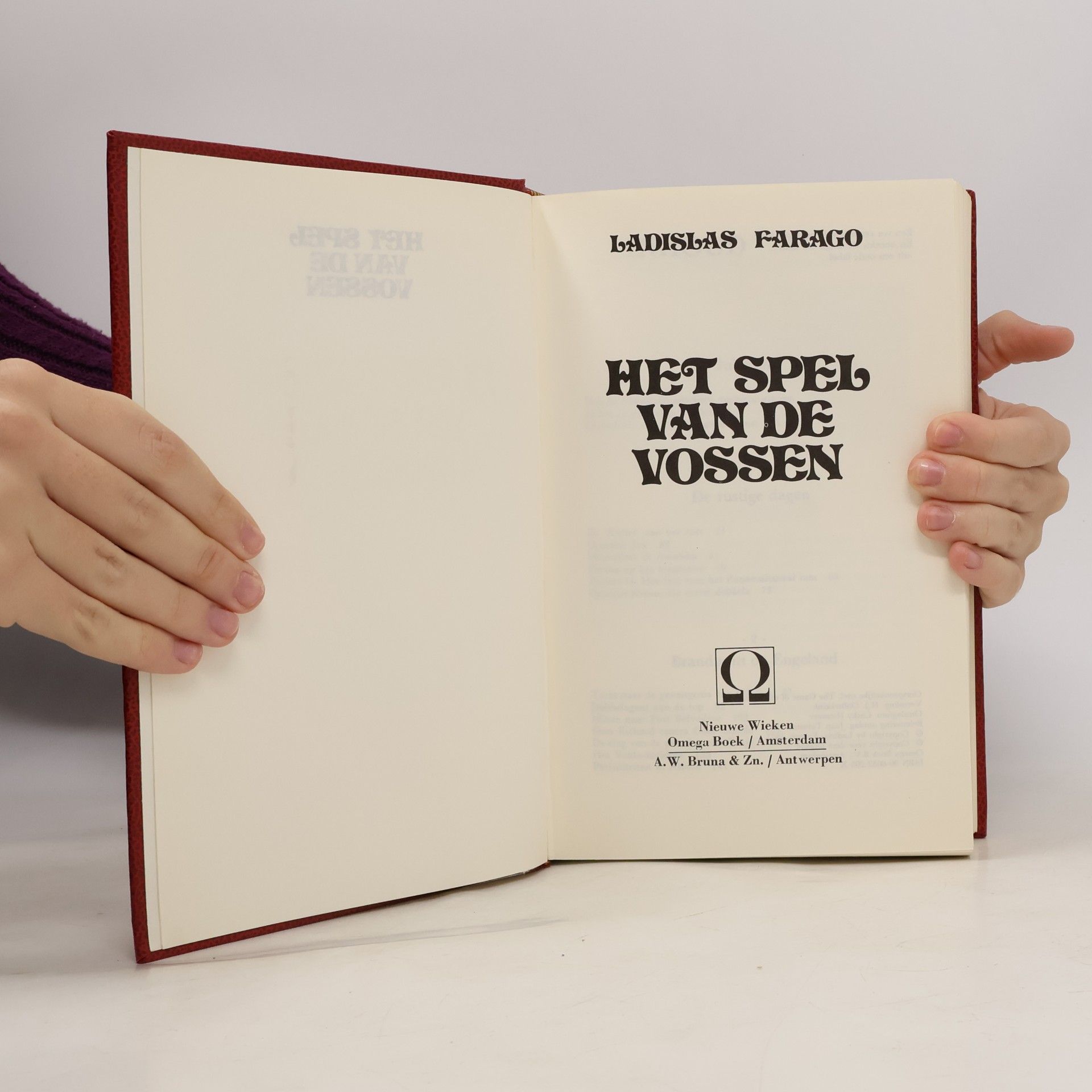 Ladislas Farago Het spel van de vossen