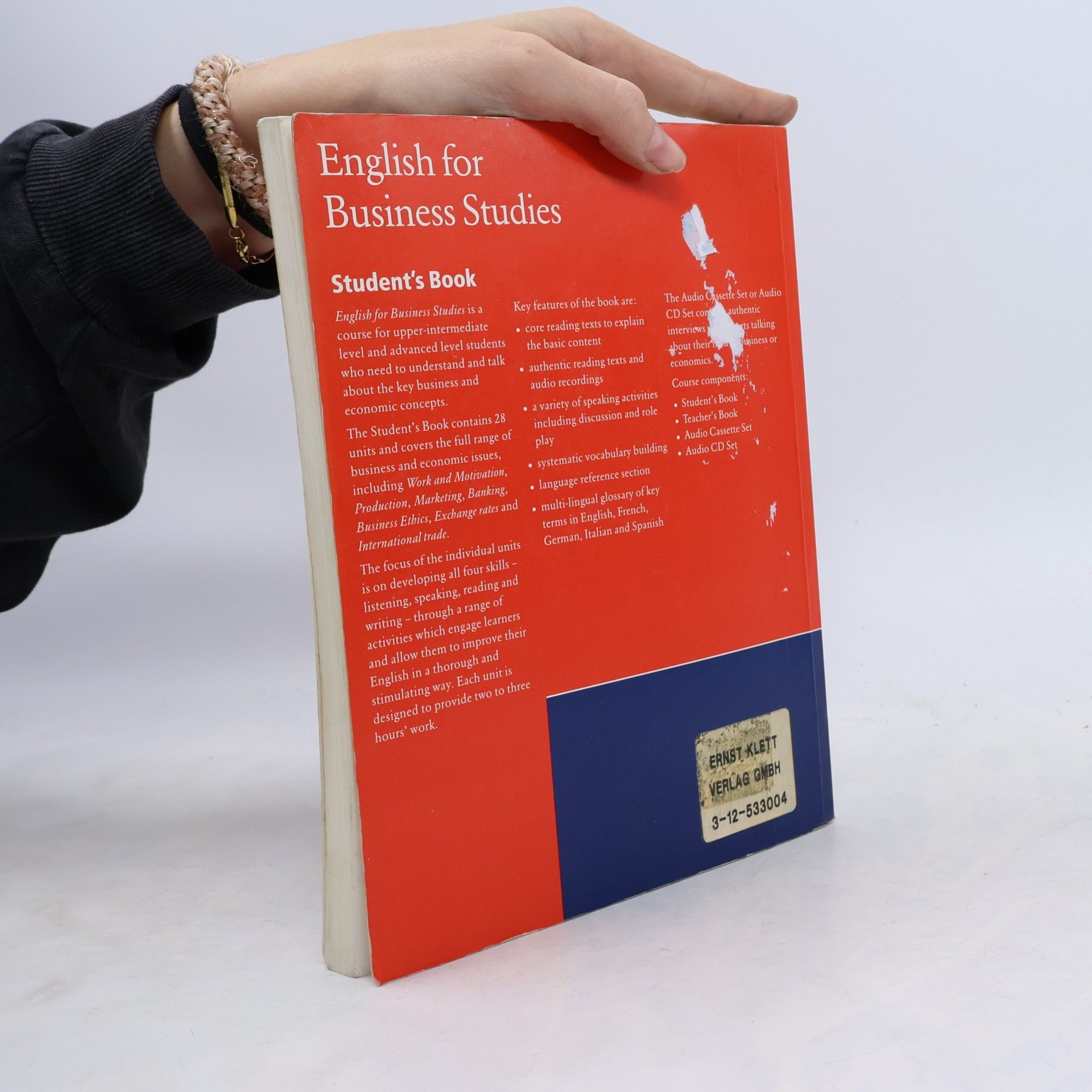 Ian MacKenzie English for business studies. A course for business studies and economics students. Student's book
