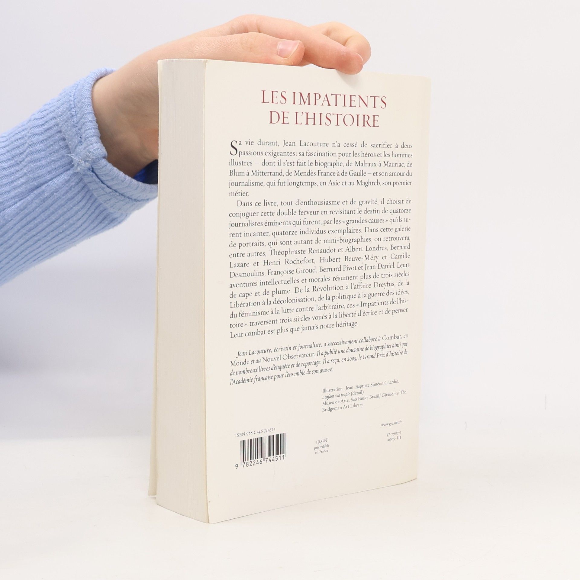 Jean Lacouture Les impatients de l'Histoire