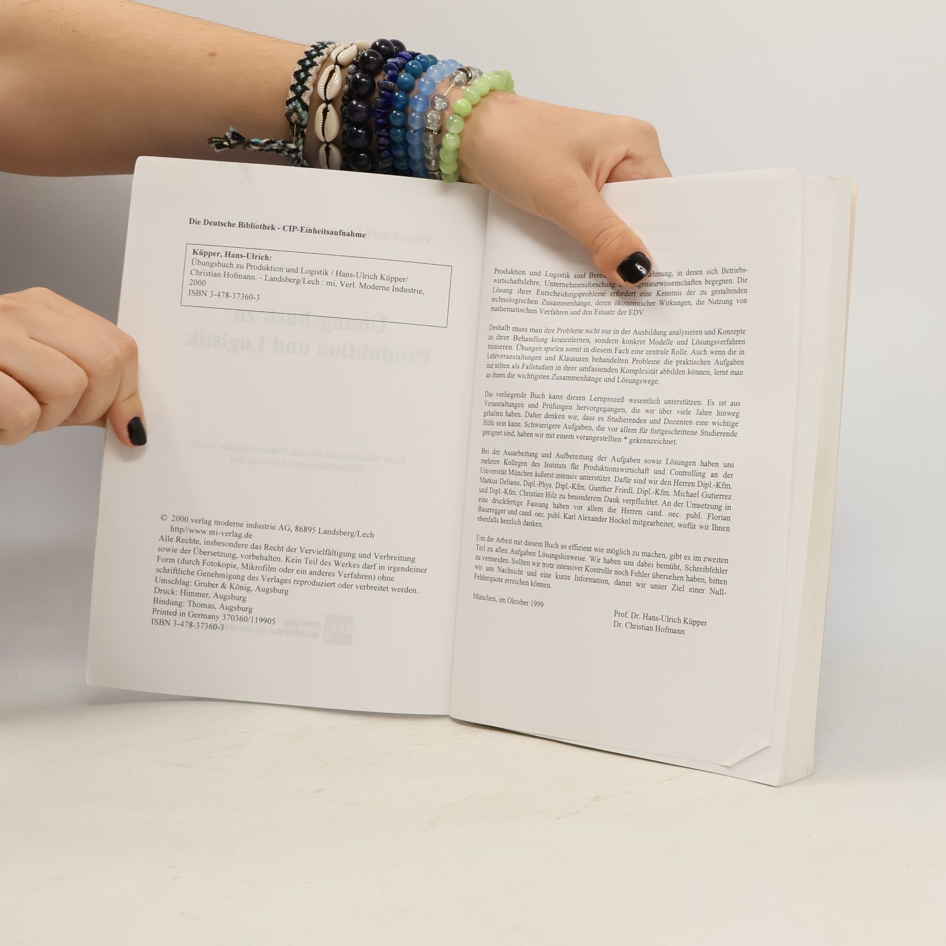 Hans-Ulrich Küpper Übungsbuch zu Produktion und Logistik