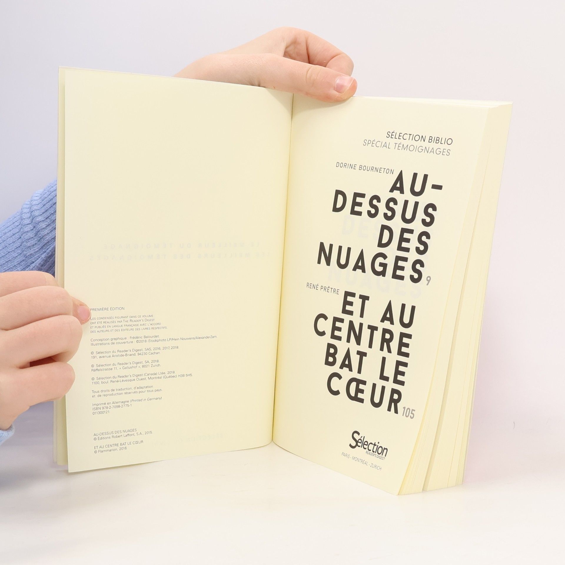 Dorine Bourneton Au-dessus des nuages et au centre bat le cœur