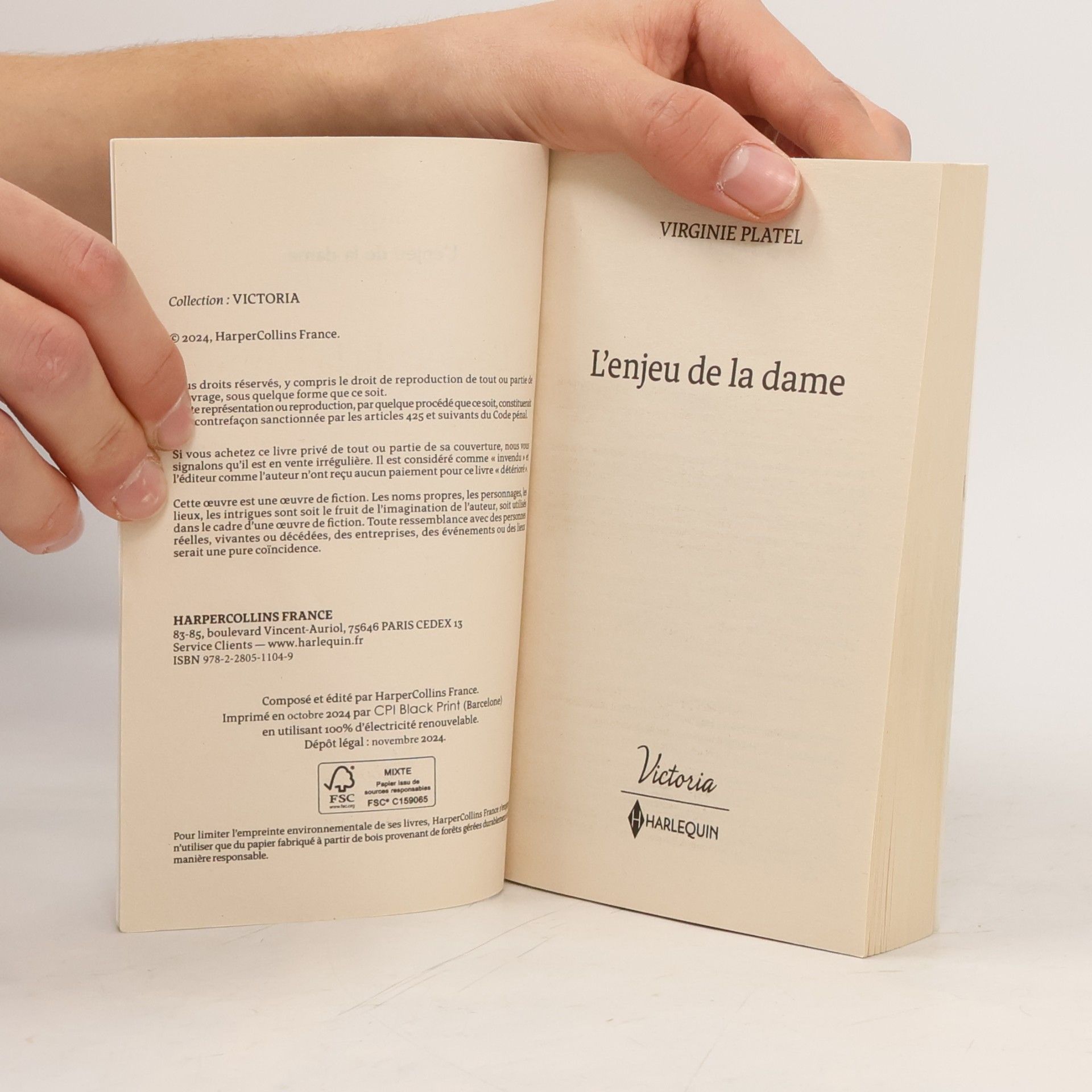 Virginie Platel L’enjeu de la dame