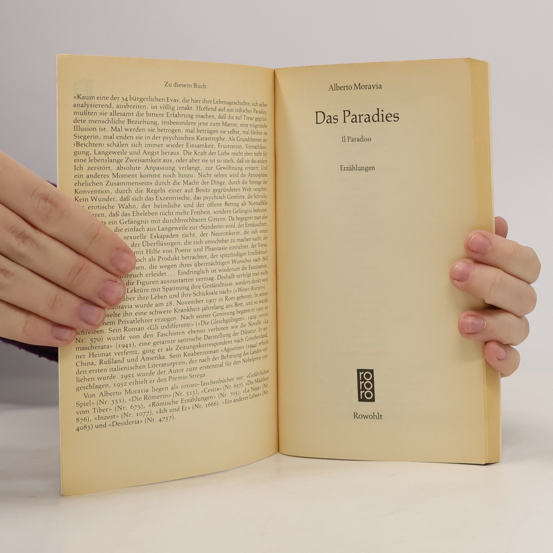 Alberto Moravia Das Paradies