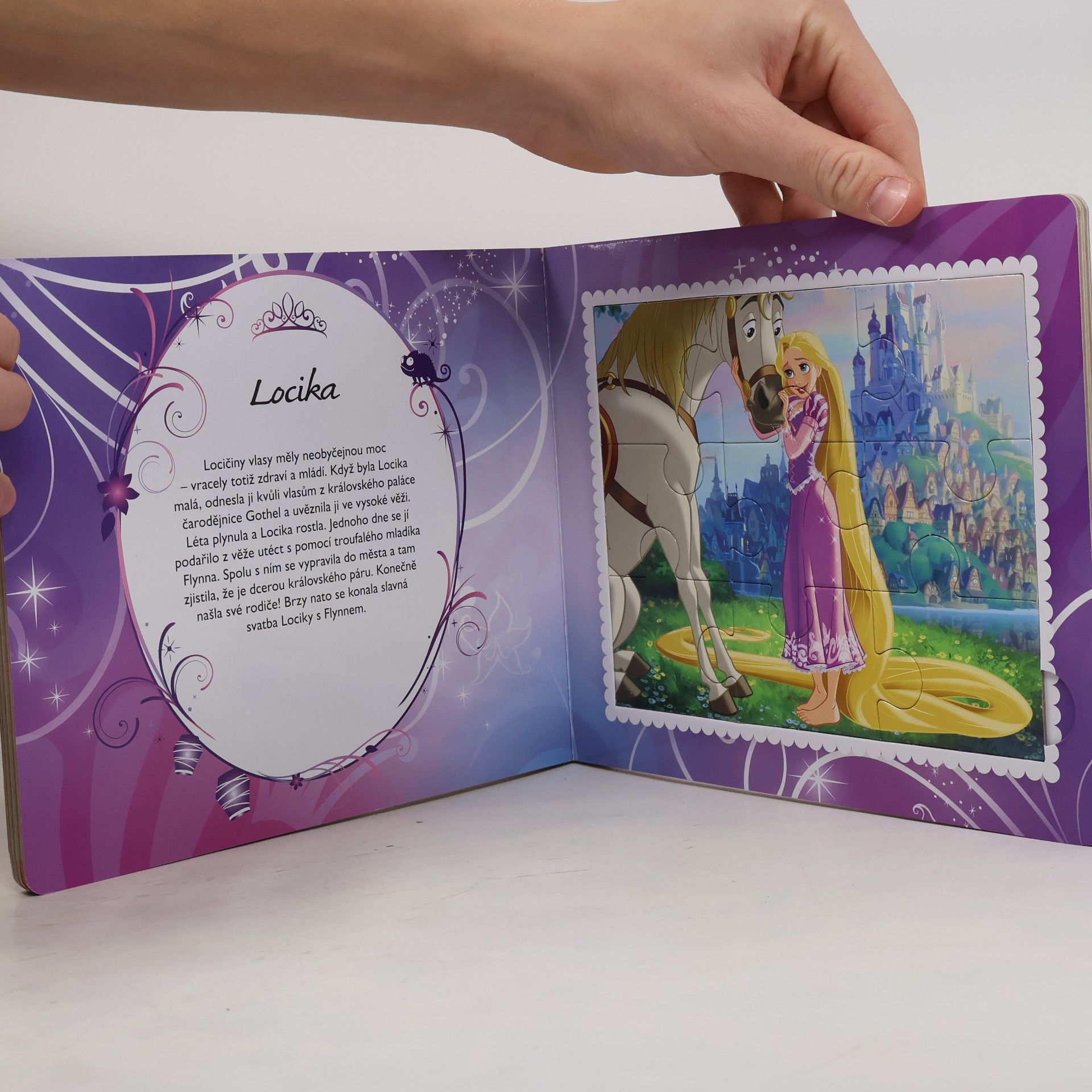 Various authors Disney Princezna. Kniha puzzle