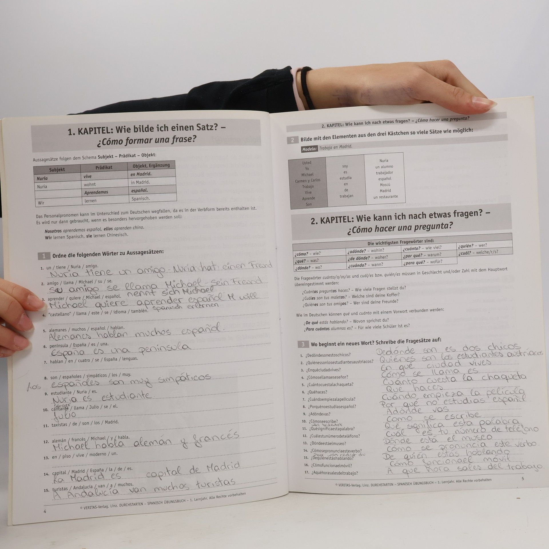 Monika Veegh 1. Lernjahr, Übungsbuch mit Lösungen