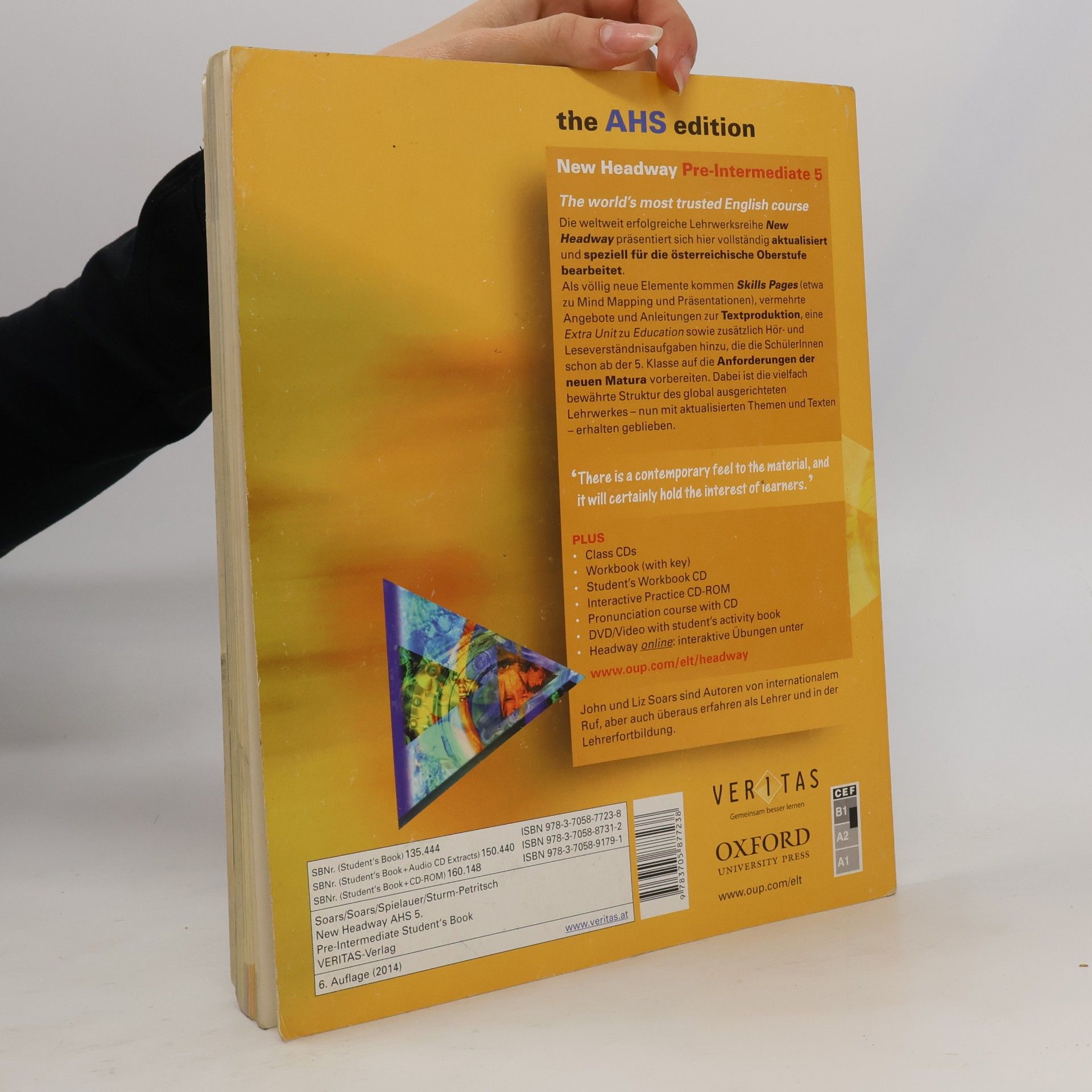 Kolektiv autorů New headway : the AHS edition, Austria. 5. Pre-intermediate : Student's book